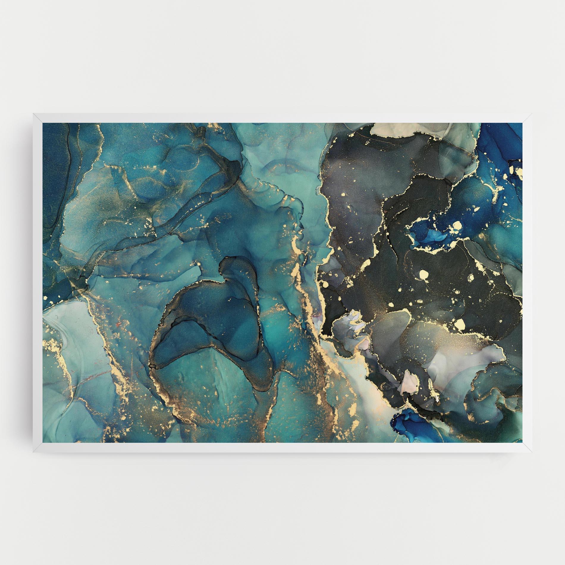 Tablou Canvas Blue Marble mockup 0