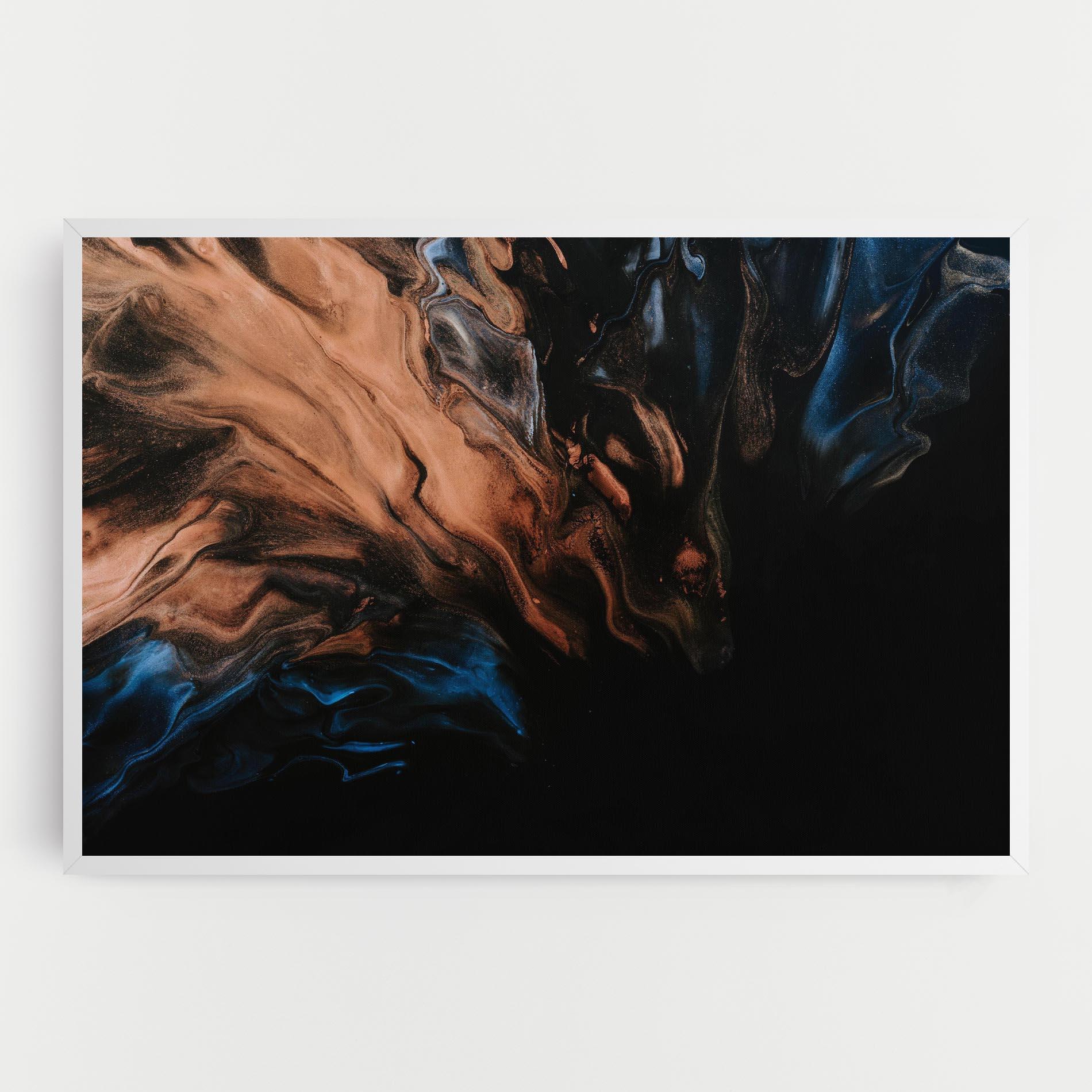 Tablou Canvas Dark Flame Abstract mockup 0