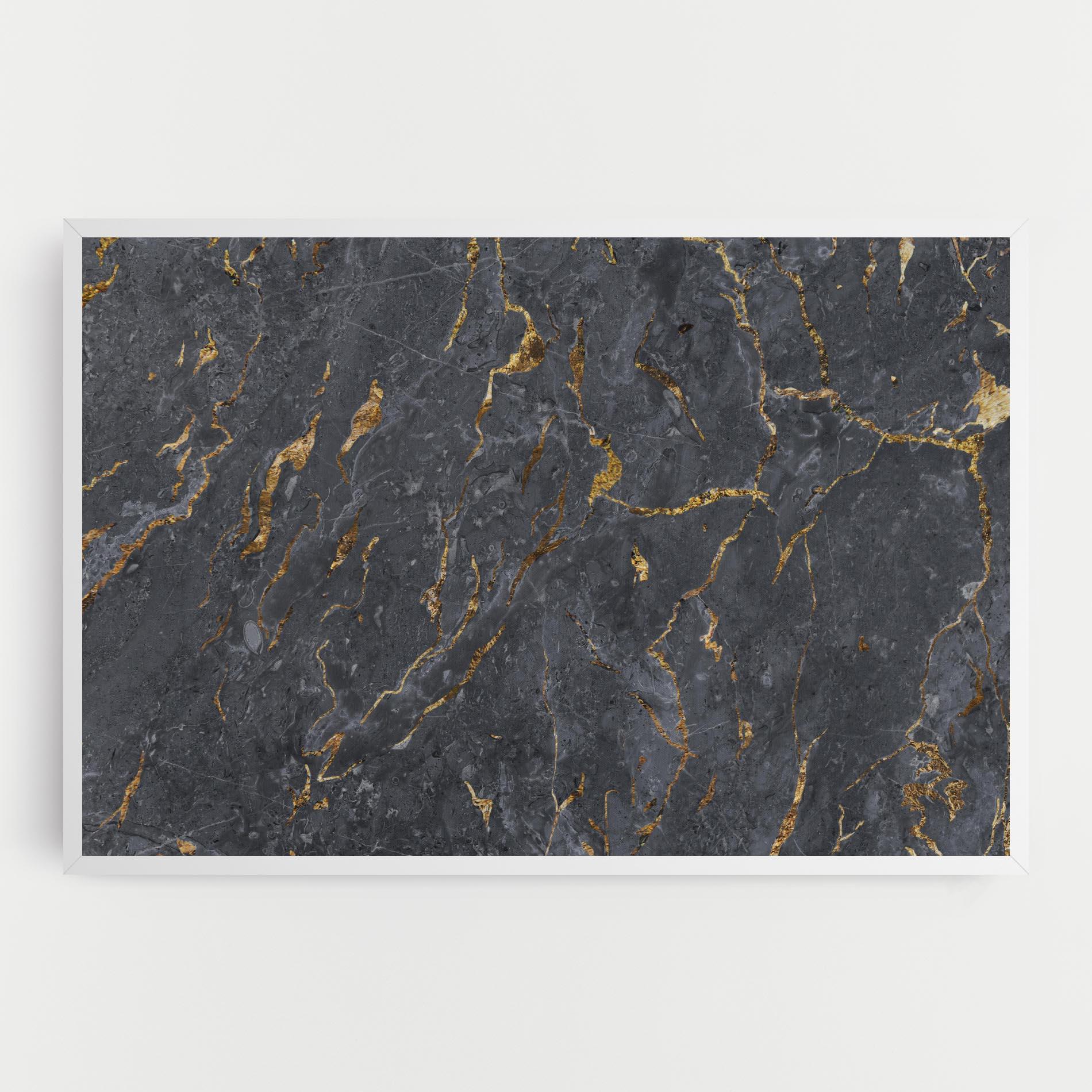 Tablou Canvas Gold Grey Marble mockup 0