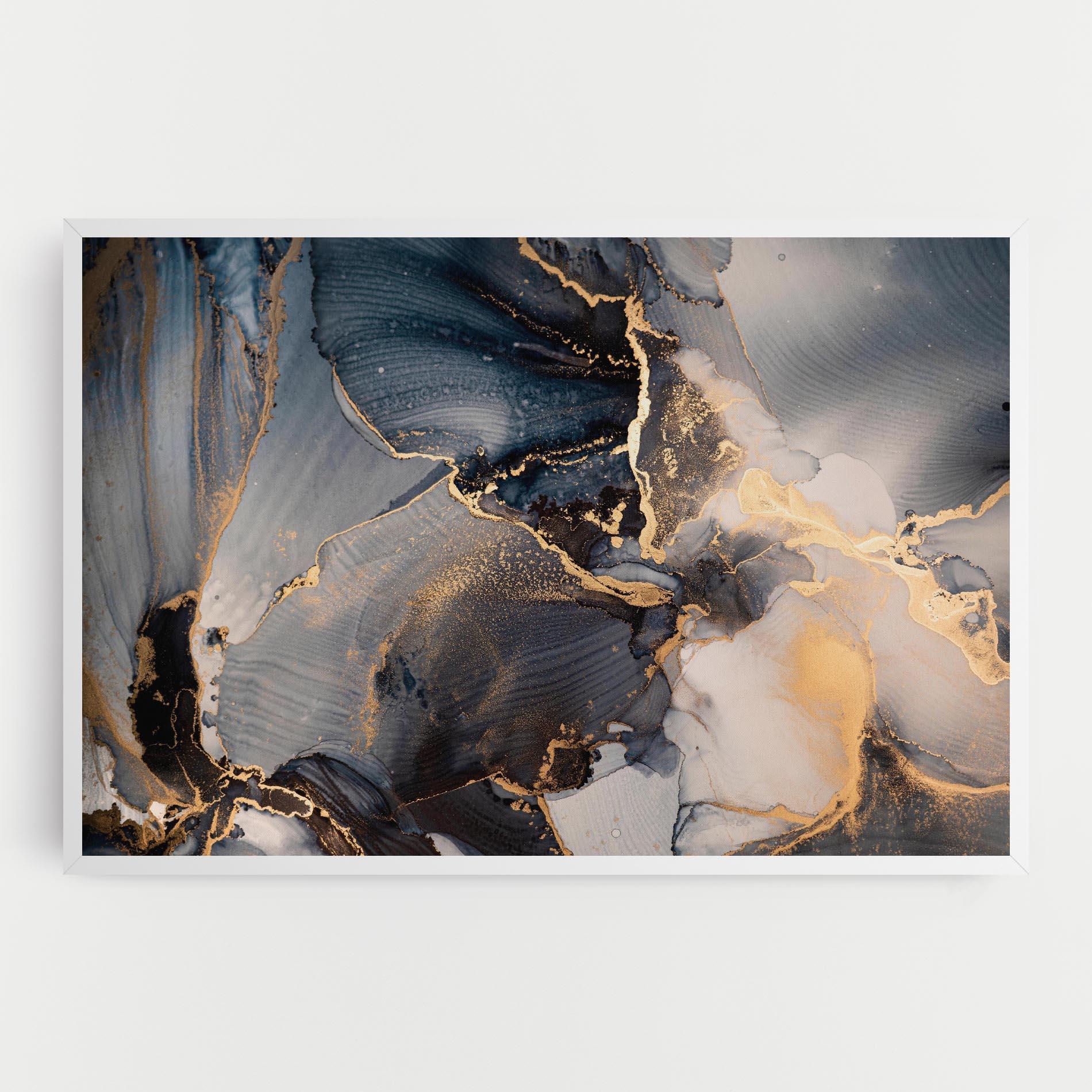 Tablou Canvas Golden Abstract Marble mockup 0