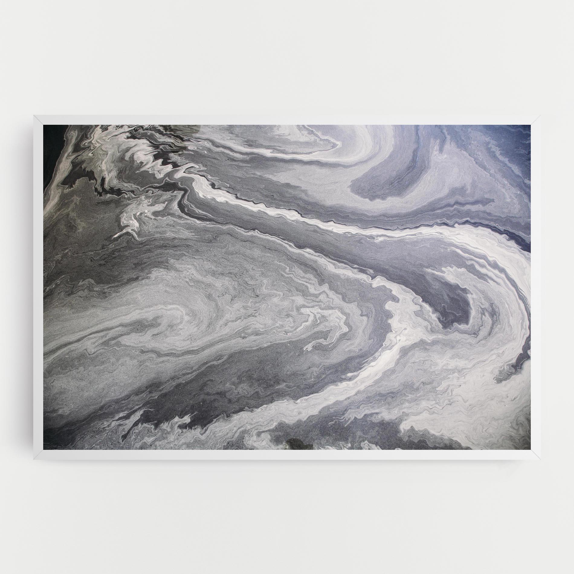 Tablou Canvas Grey Liquid Marble mockup 0