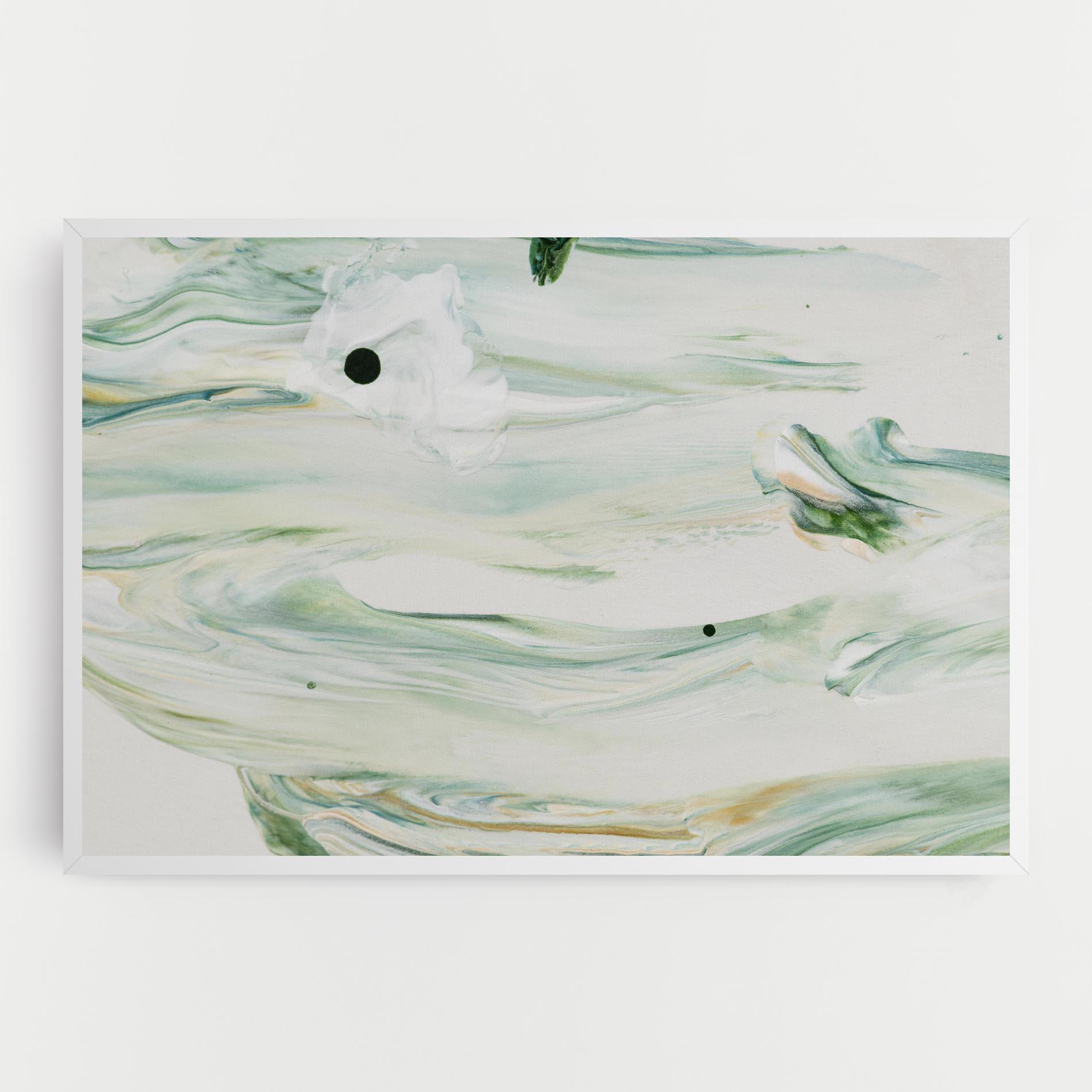 Tablou Canvas Light Green Painting mockup 0