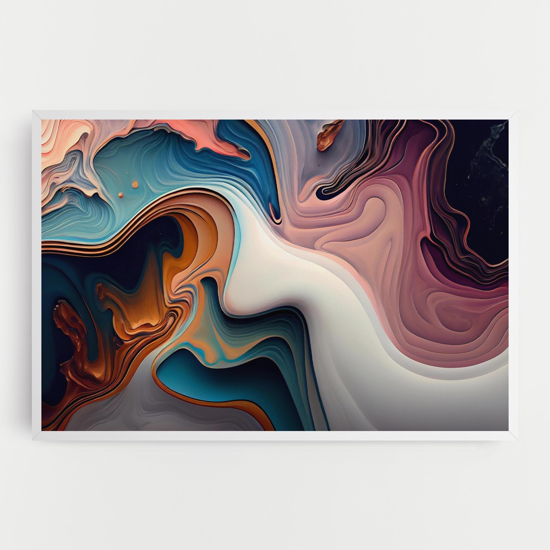 Tablou Canvas Mixed Colors Marble mockup 0