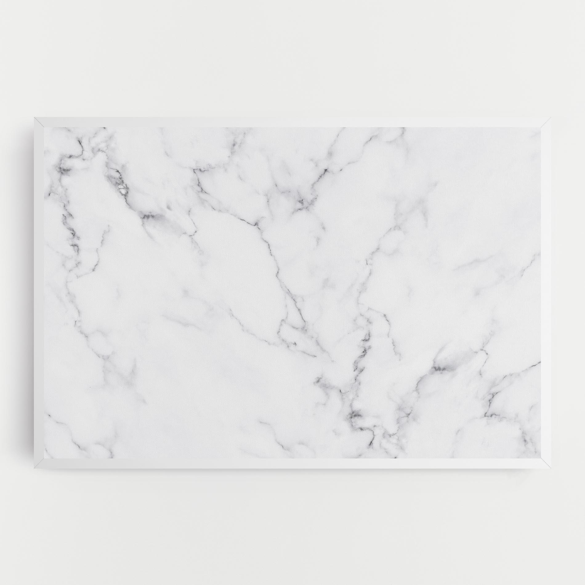 Tablou Canvas White Marble Texture mockup 0