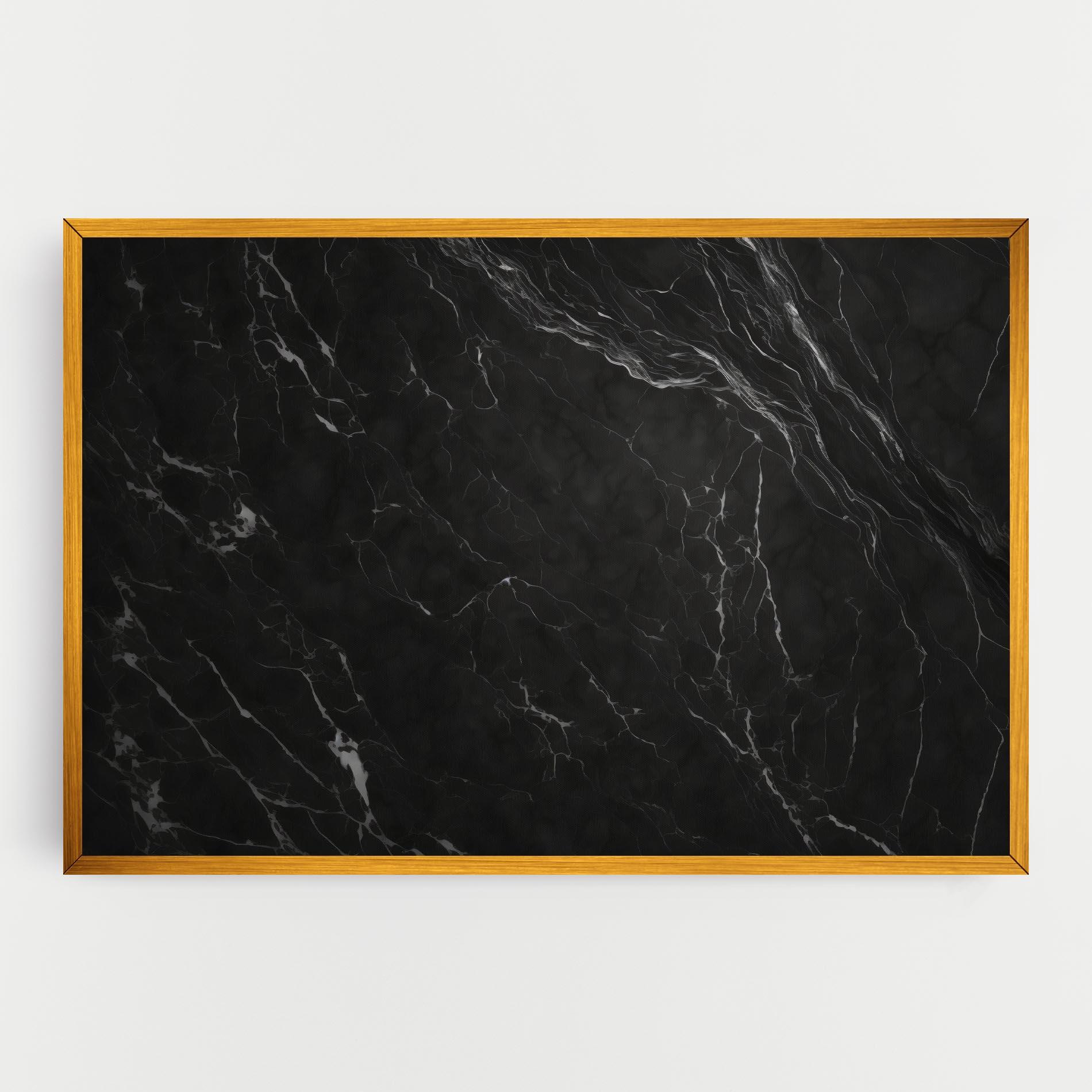 Tablou Canvas Black Marble mockup 0