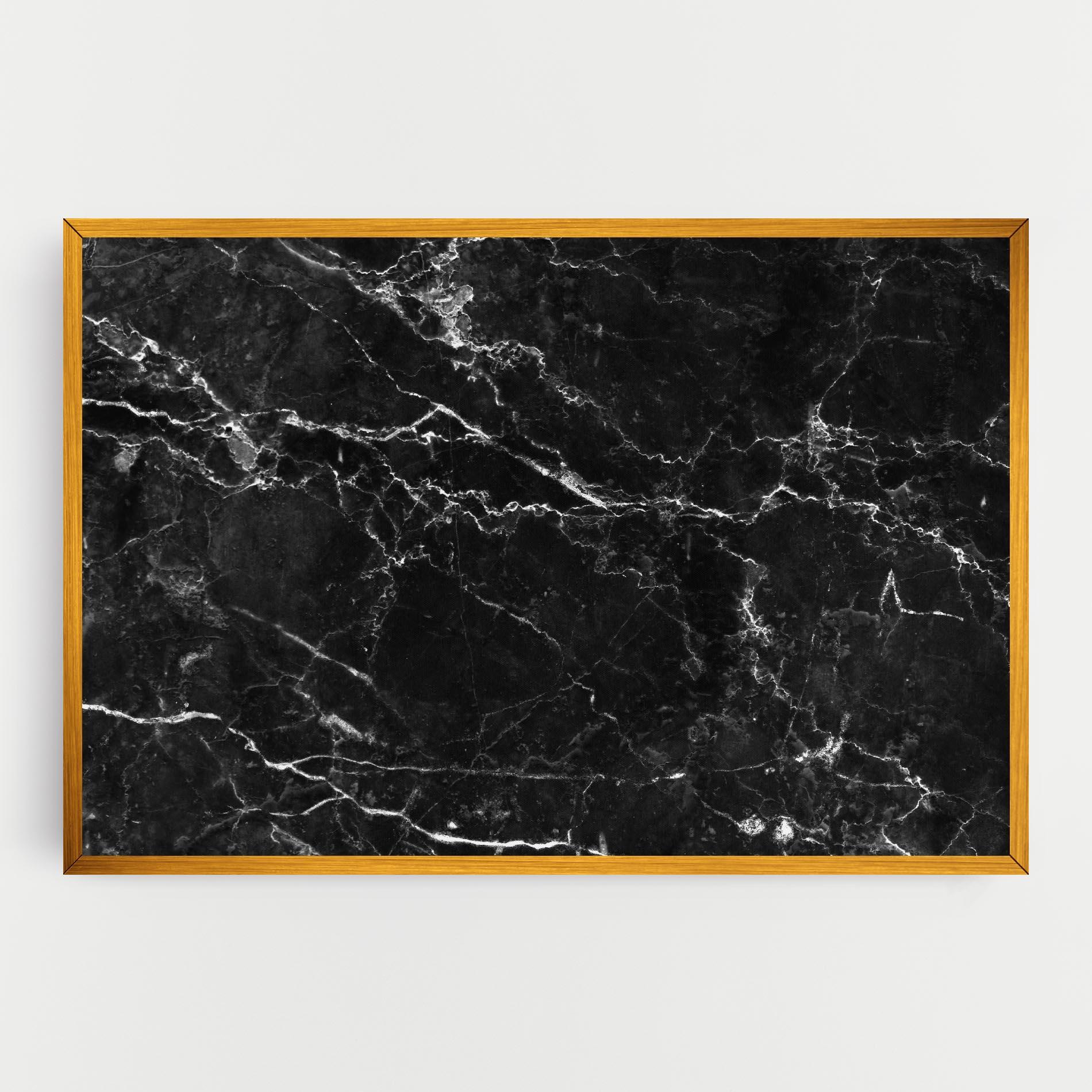 Tablou Canvas Black White Marble mockup 0