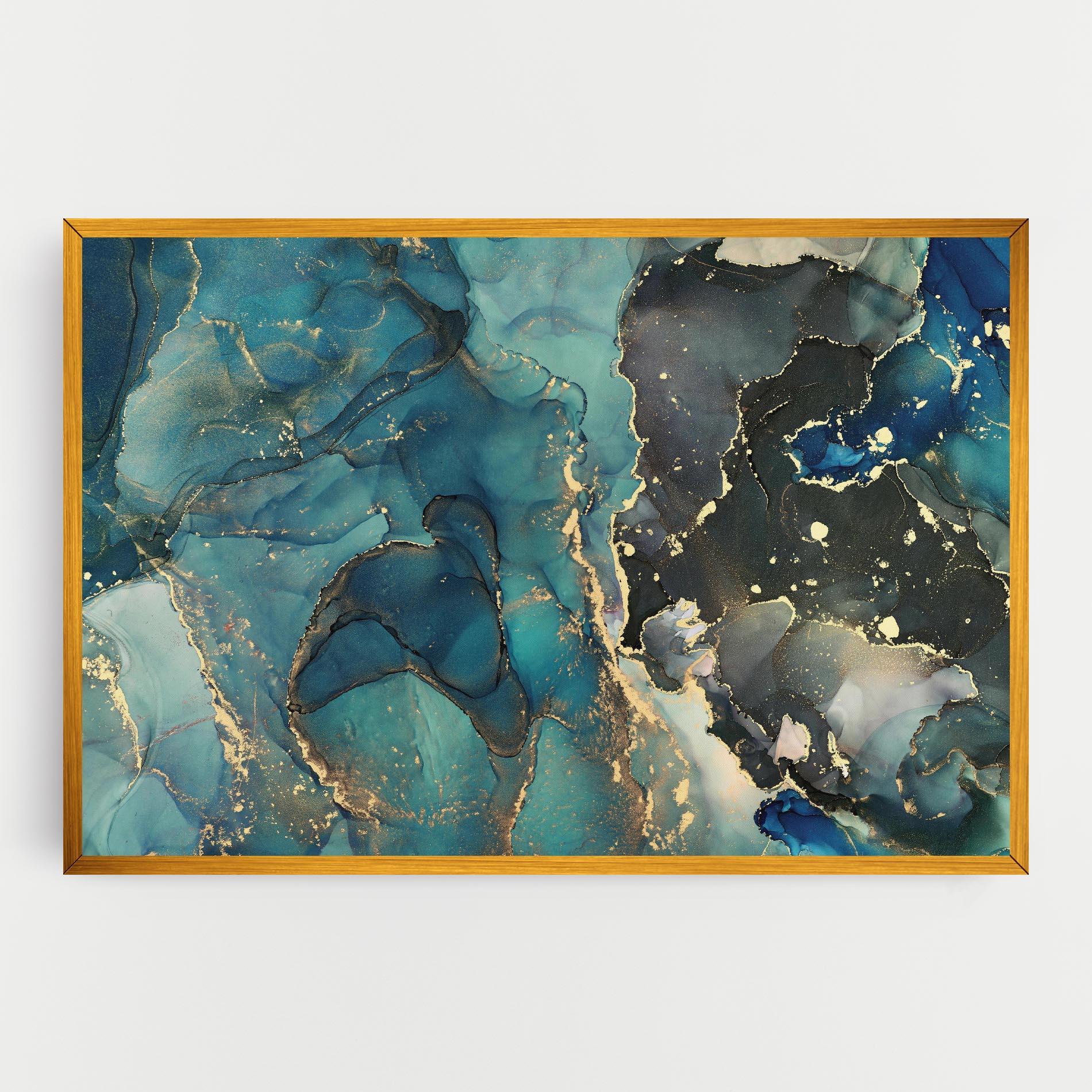 Tablou Canvas Blue Marble mockup 0