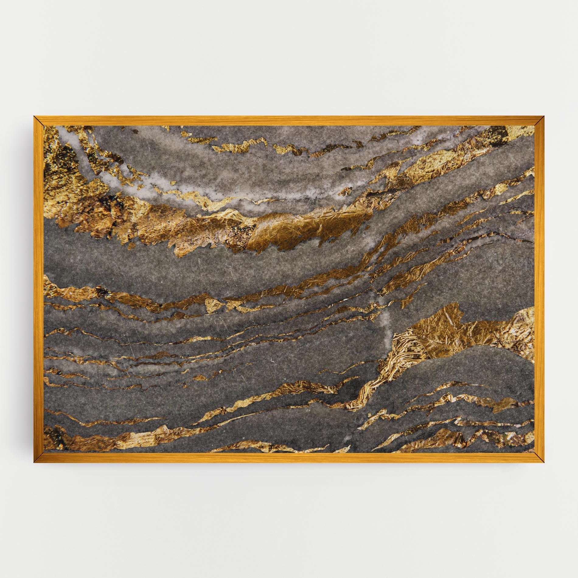 Tablou Canvas Dark Colden Grey mockup 0