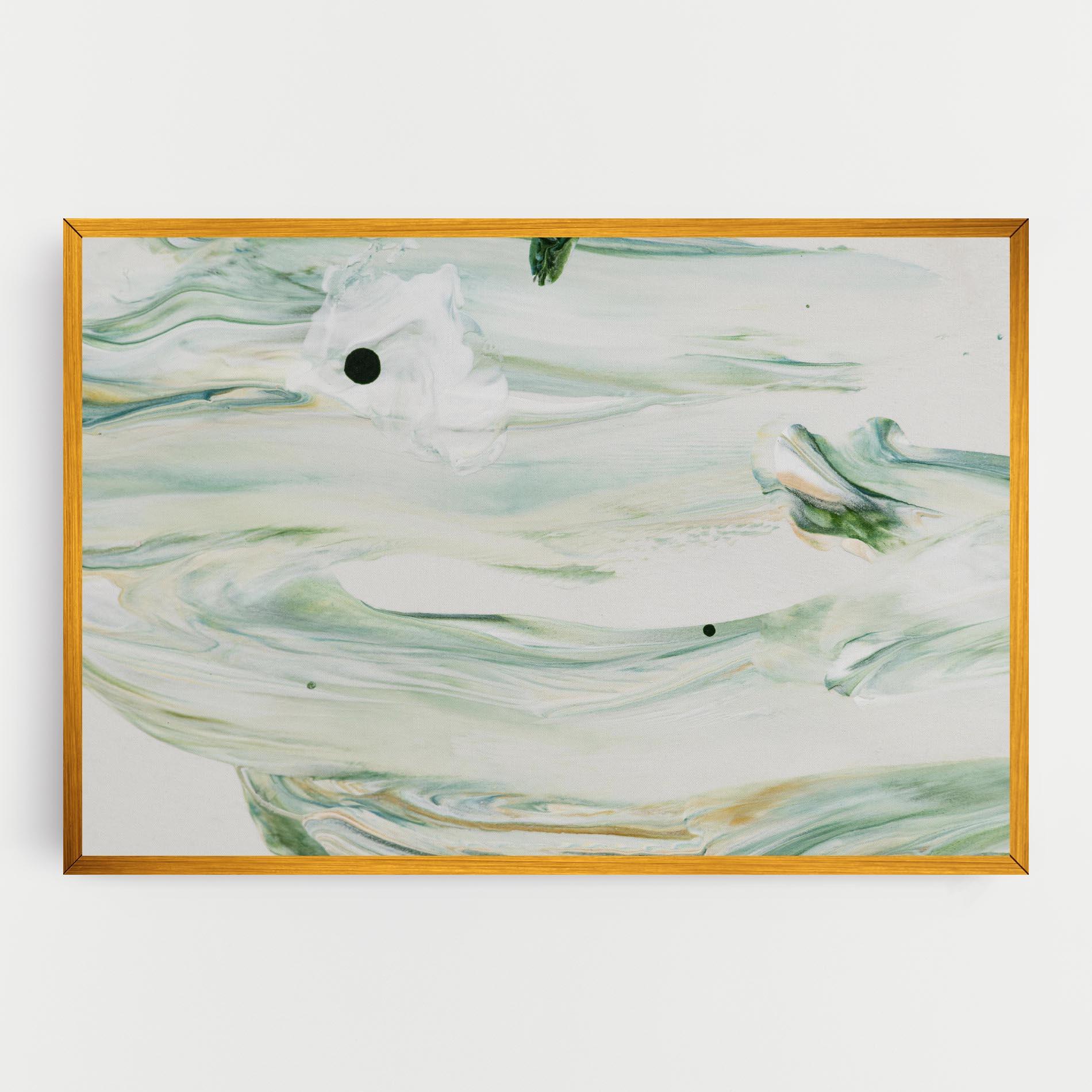 Tablou Canvas Light Green Painting mockup 0