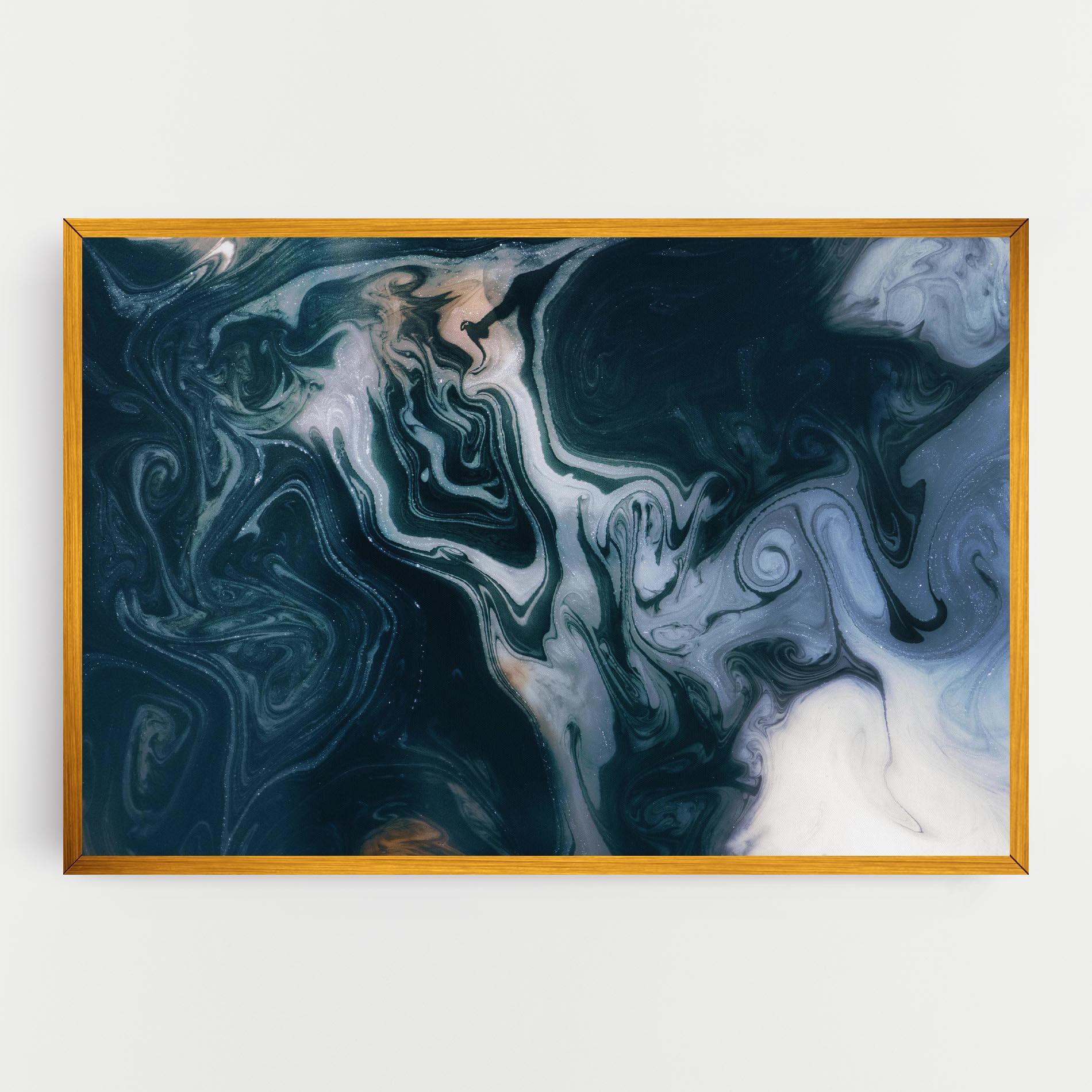 Tablou Canvas Ocean Dark Blue mockup 0