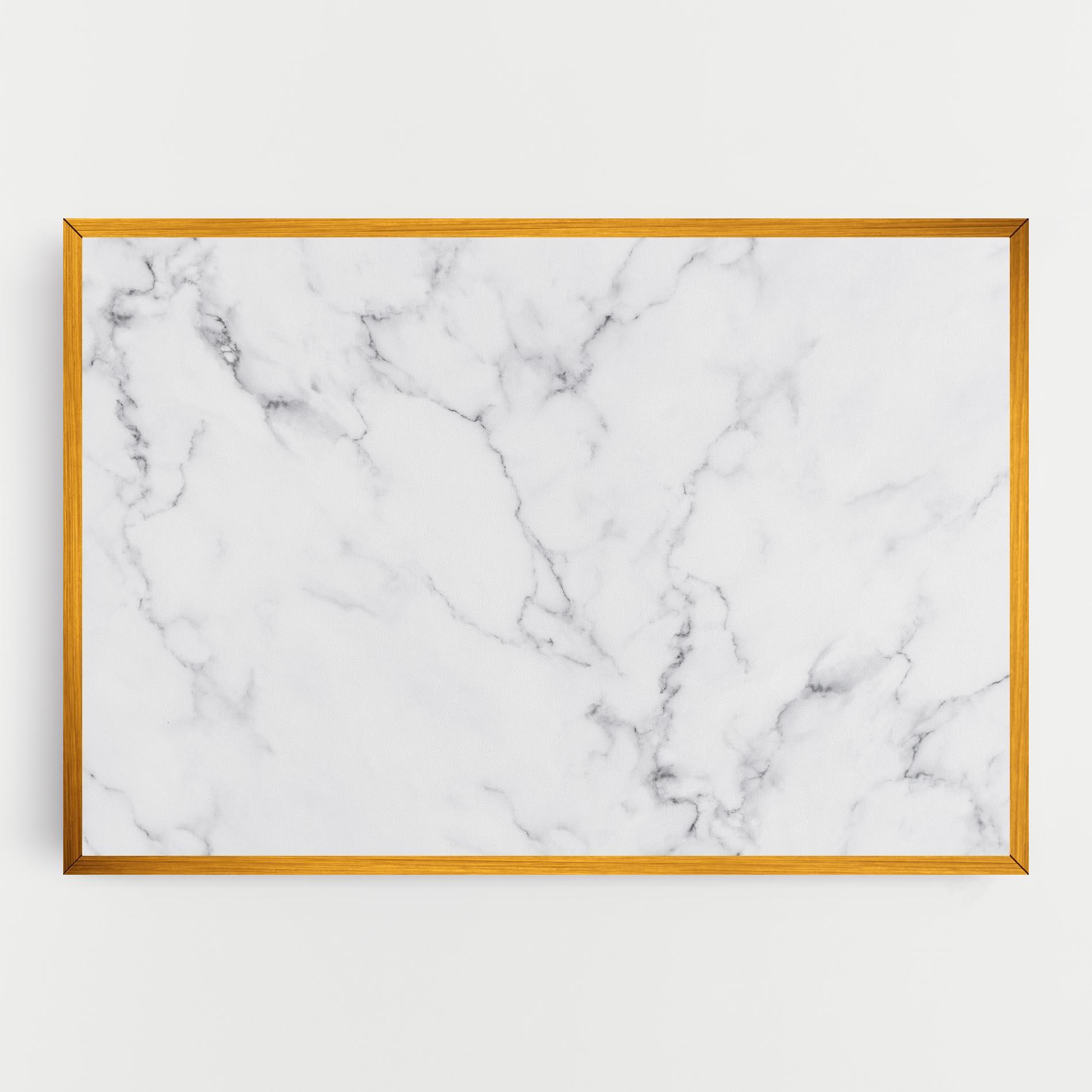Tablou Canvas White Marble Texture mockup 0