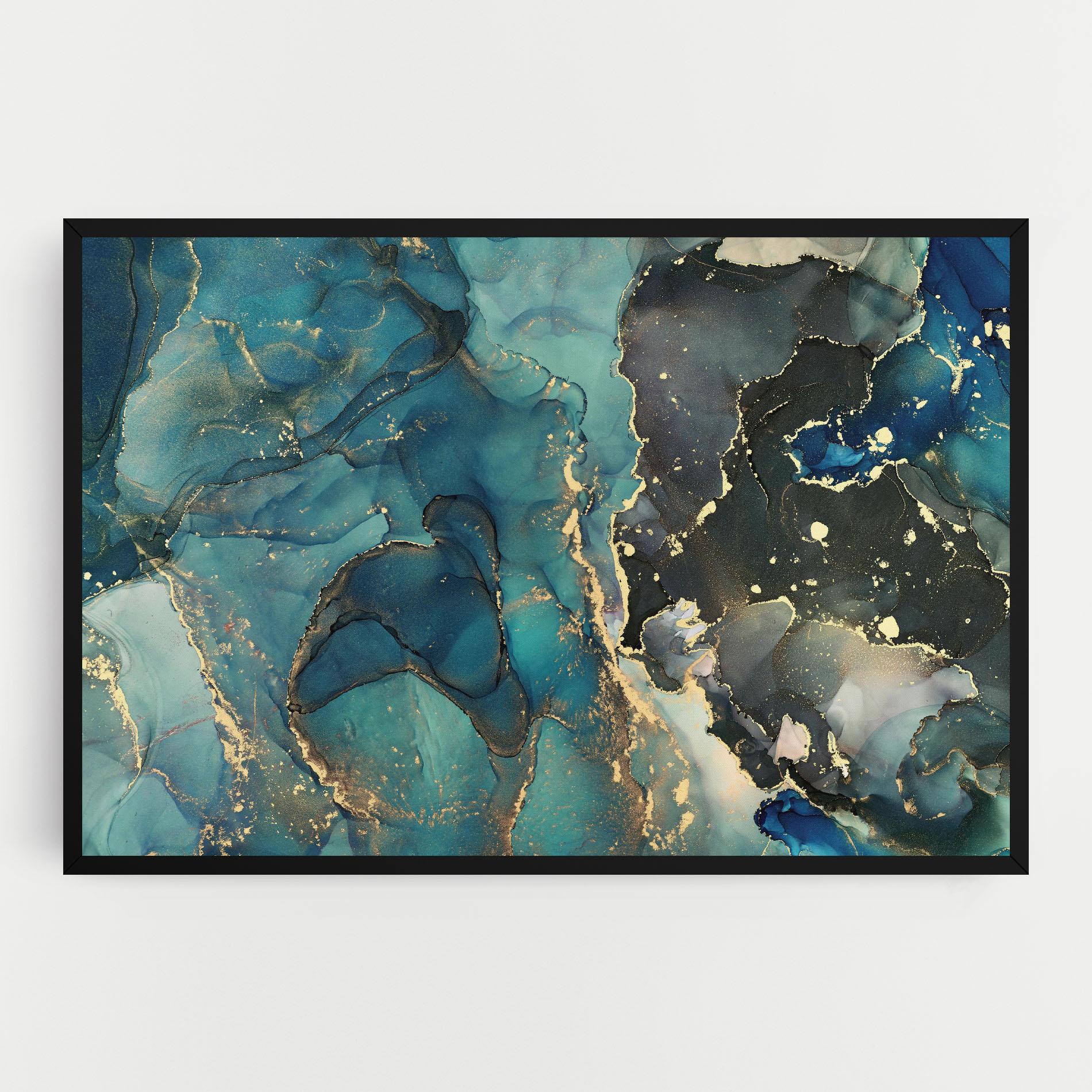 Tablou Canvas Blue Marble mockup 0