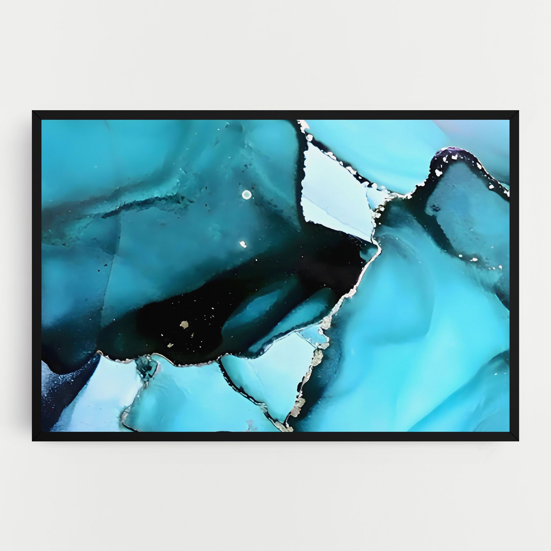 Blue Paint Marble mockup 0