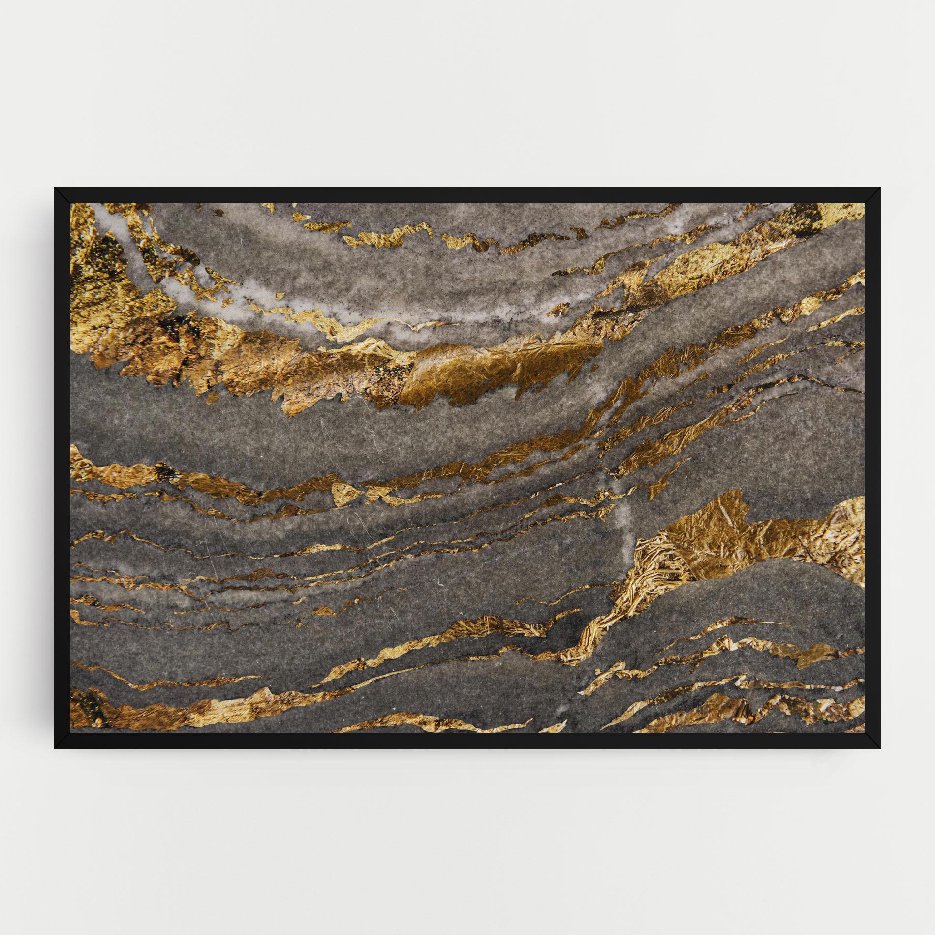 Tablou Canvas Dark Colden Grey mockup 0