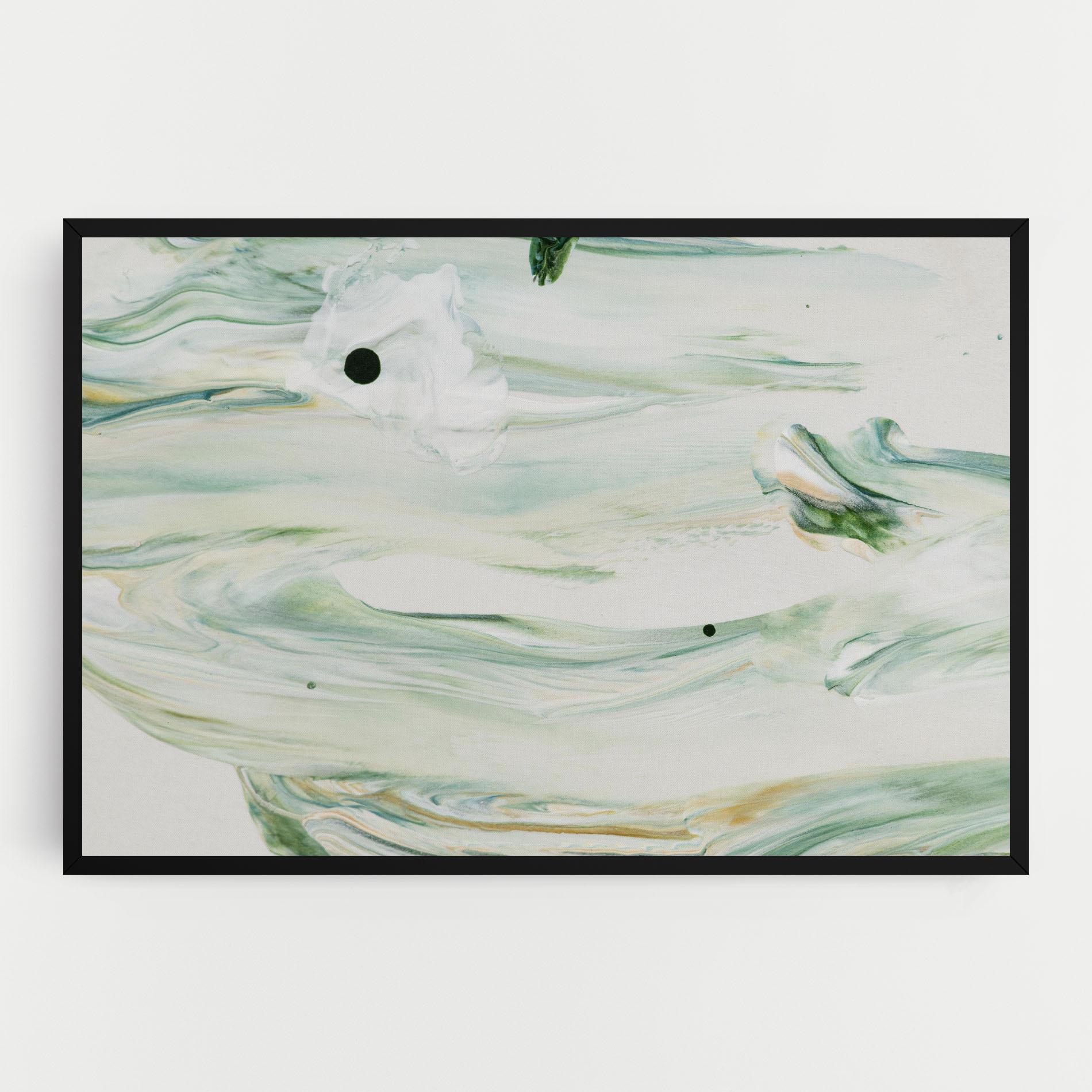 Tablou Canvas Light Green Painting mockup 0