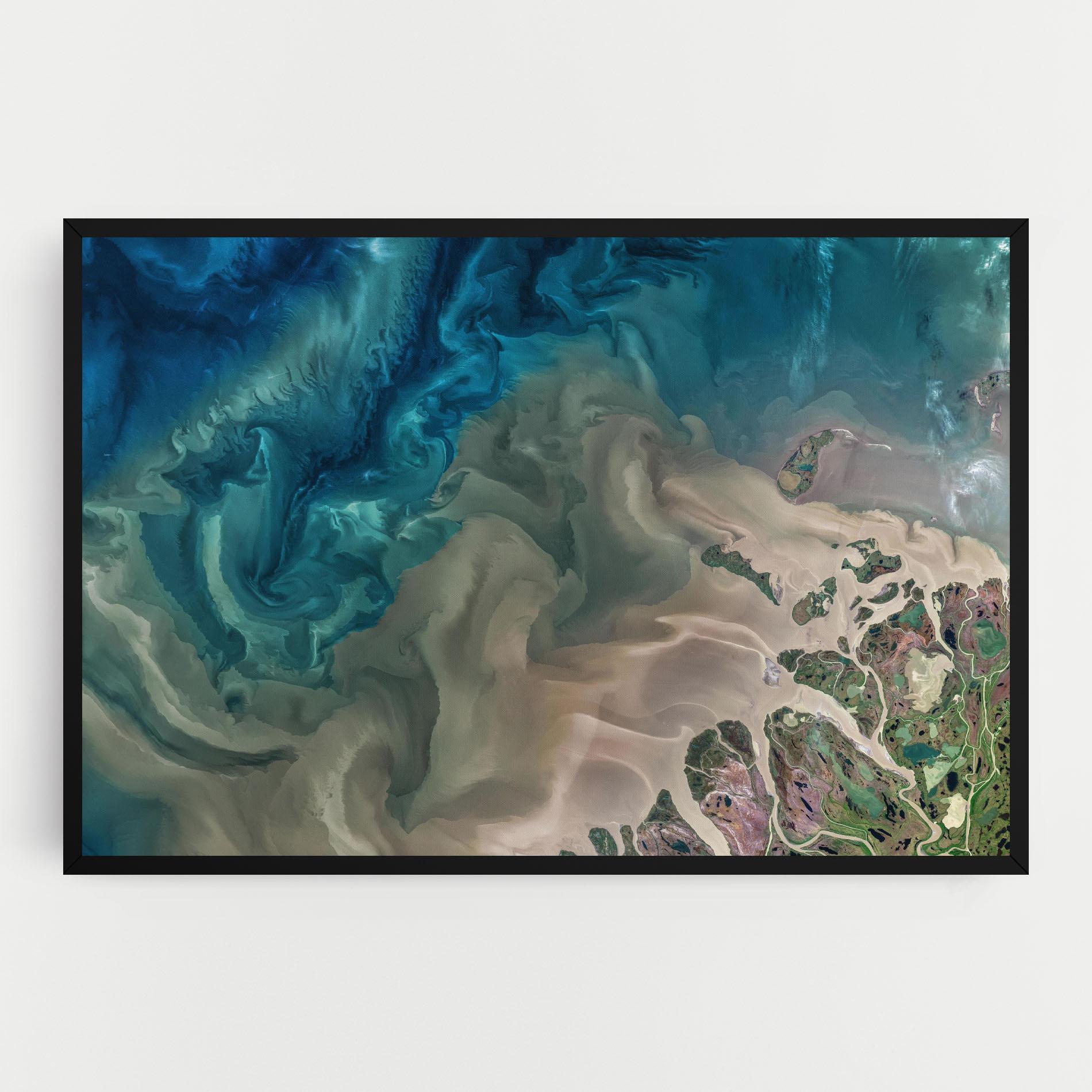 Tablou Canvas Ocean Blue Marble mockup 0