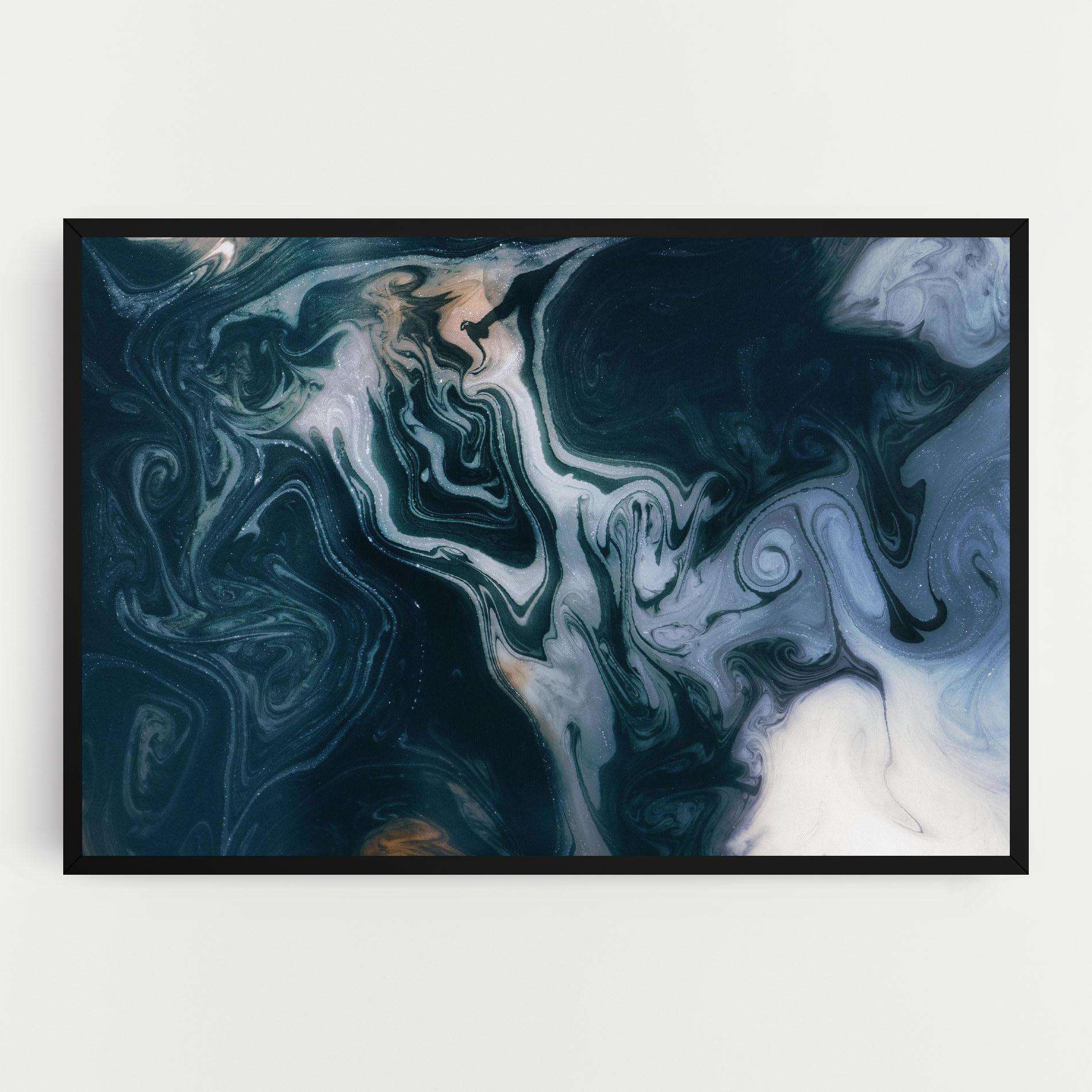 Tablou Canvas Ocean Dark Blue mockup 0