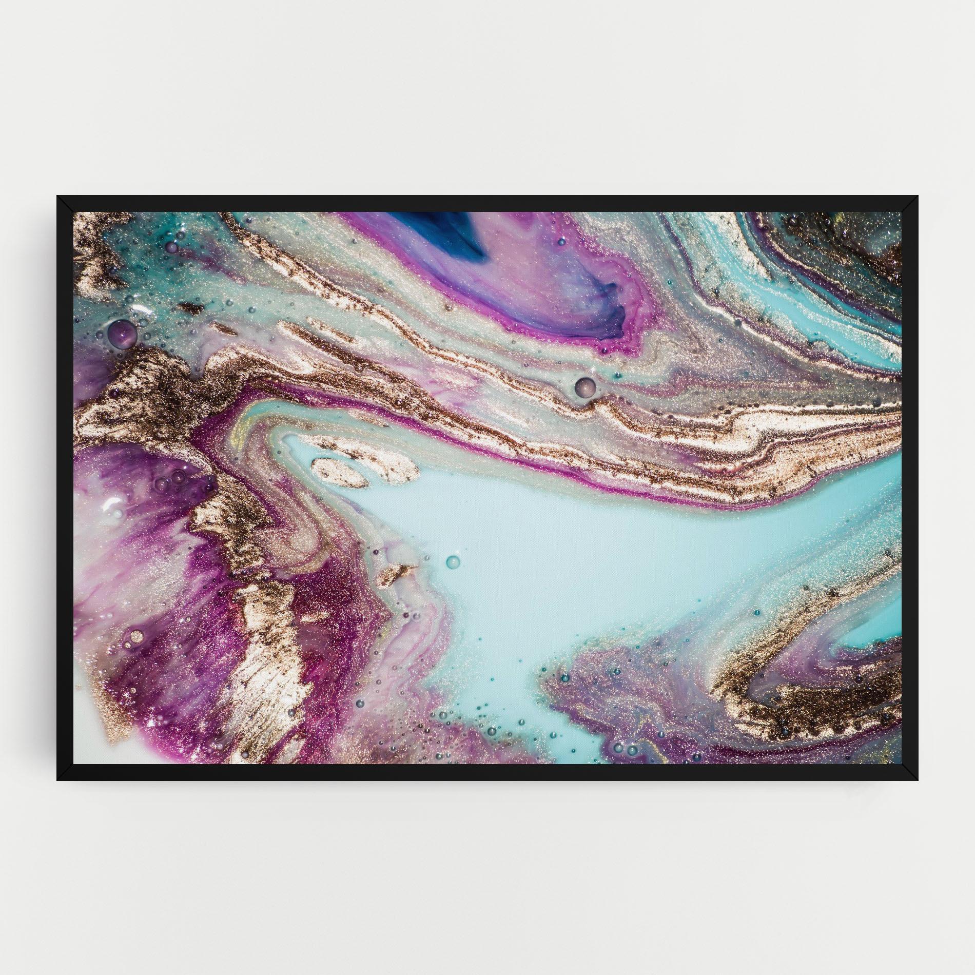 Tablou Canvas Pink Marble Shades mockup 0