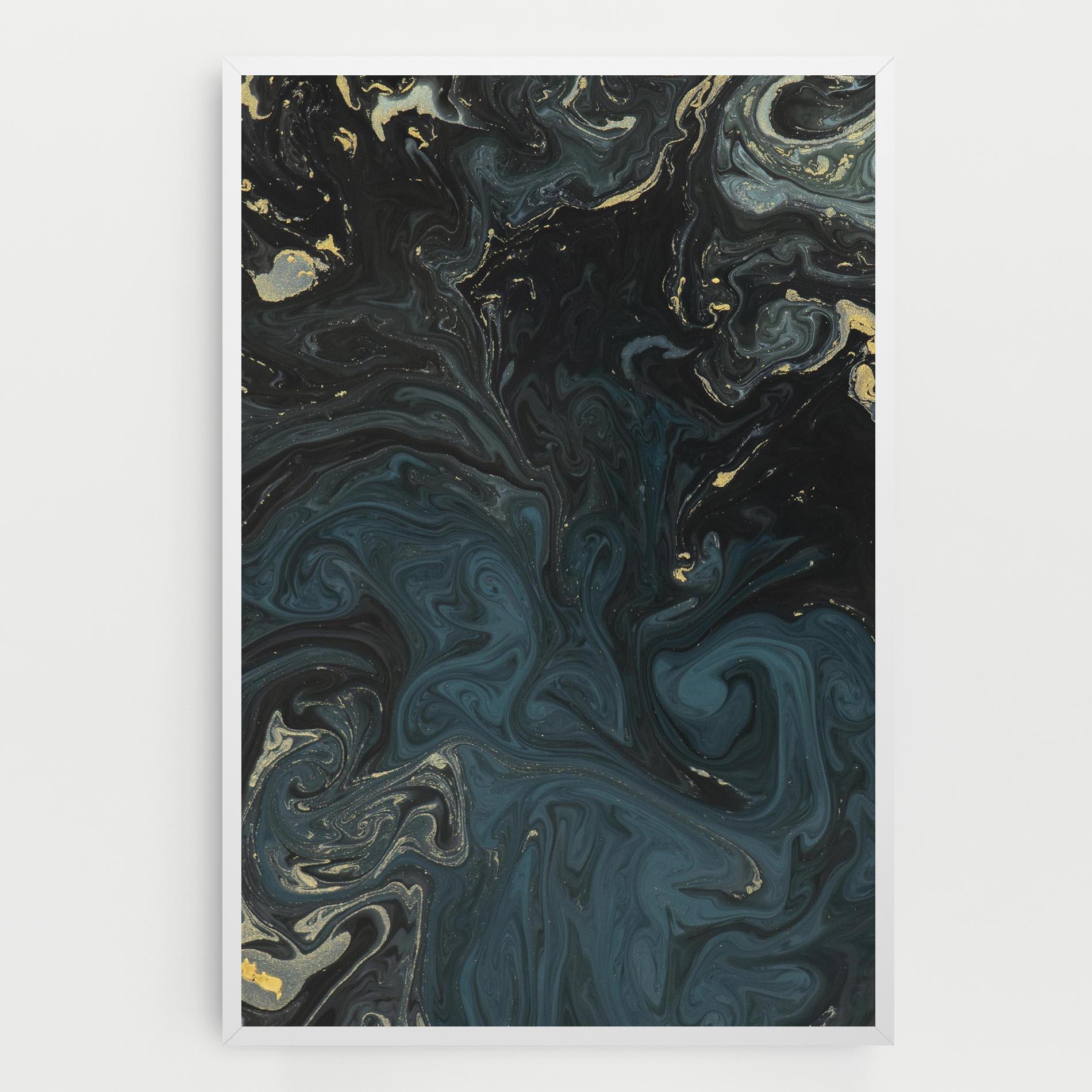 Tablou Canvas Dark Blue Marble mockup 0