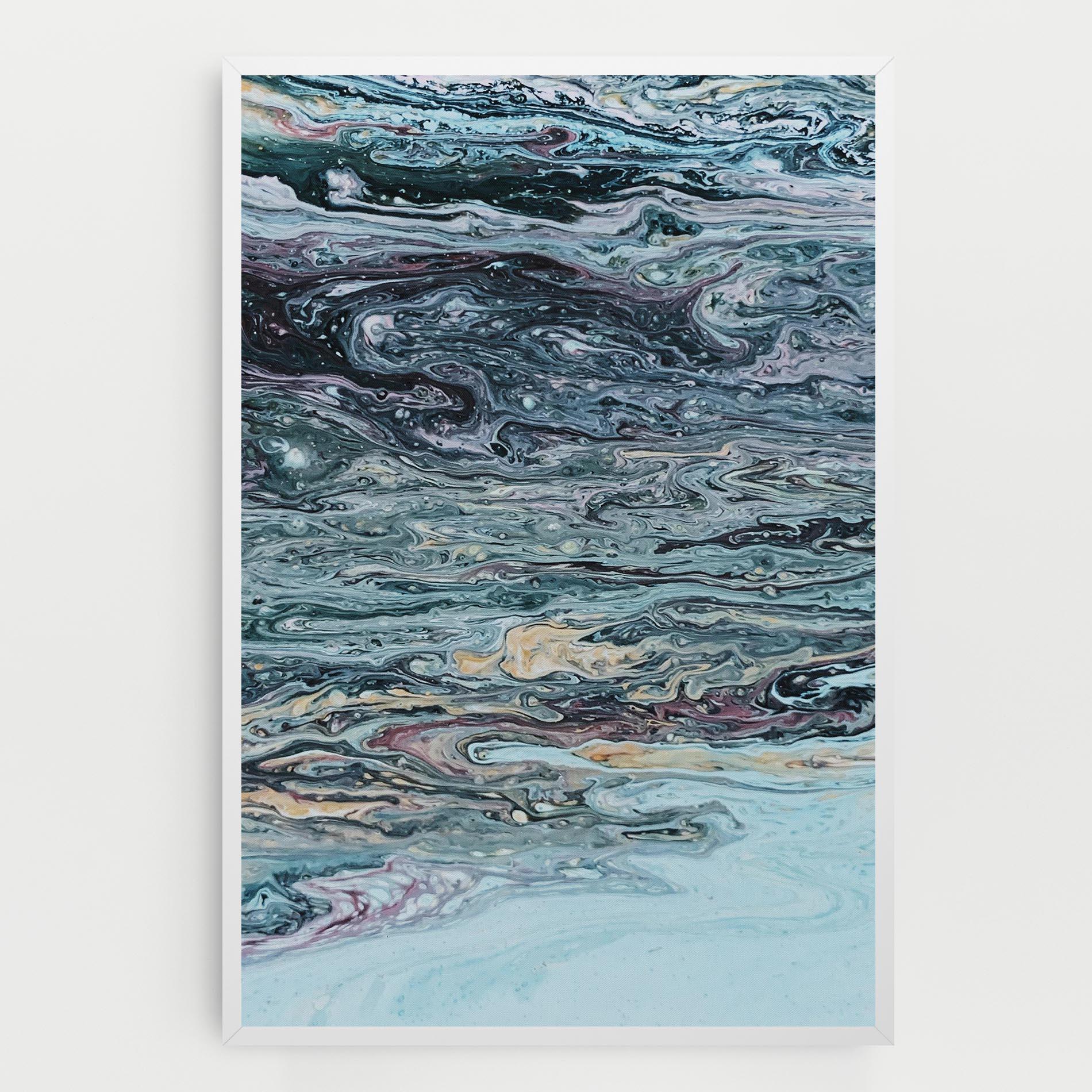 Tablou Canvas Light Blue Abstract mockup 0