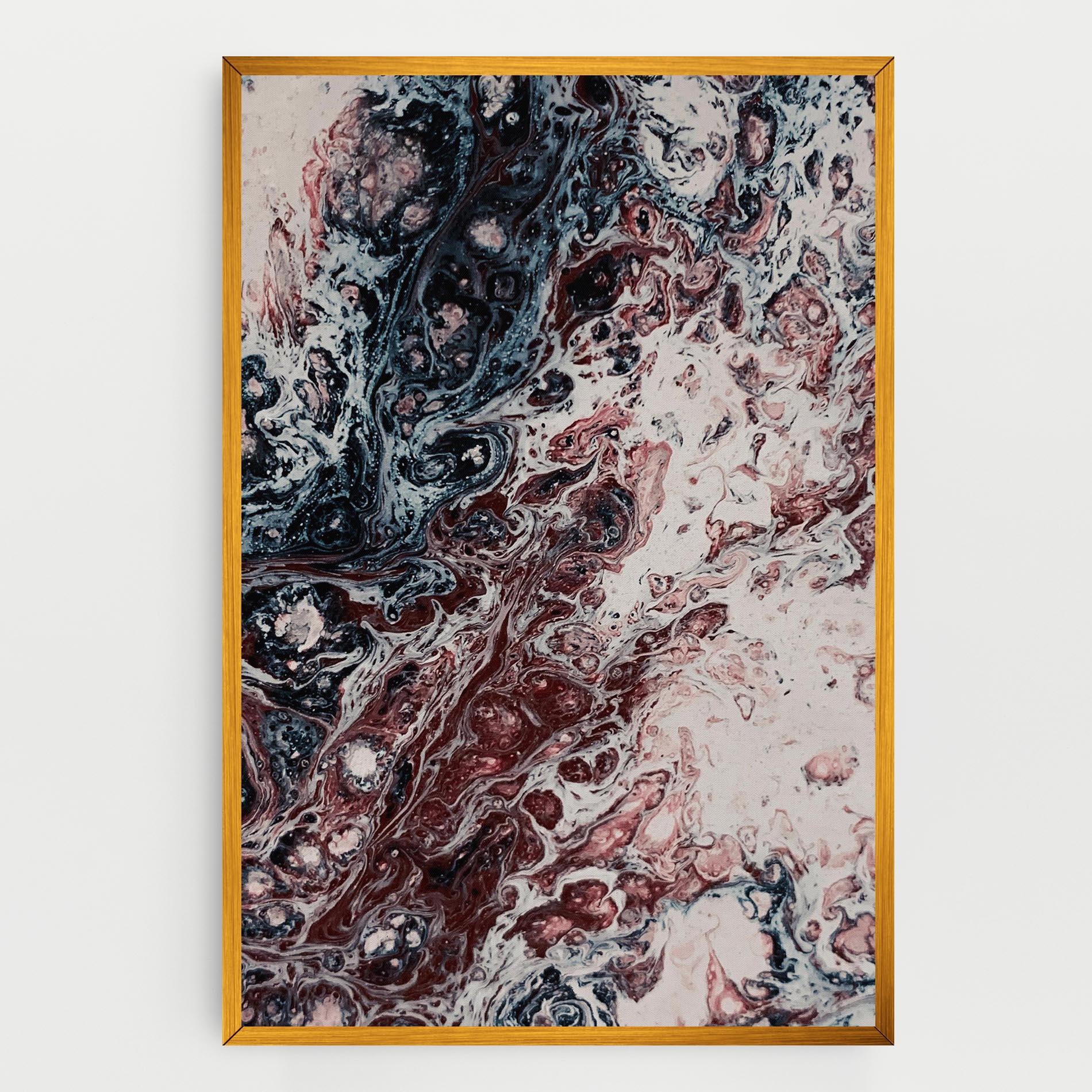 Tablou Canvas Abstract Dark Red mockup 0