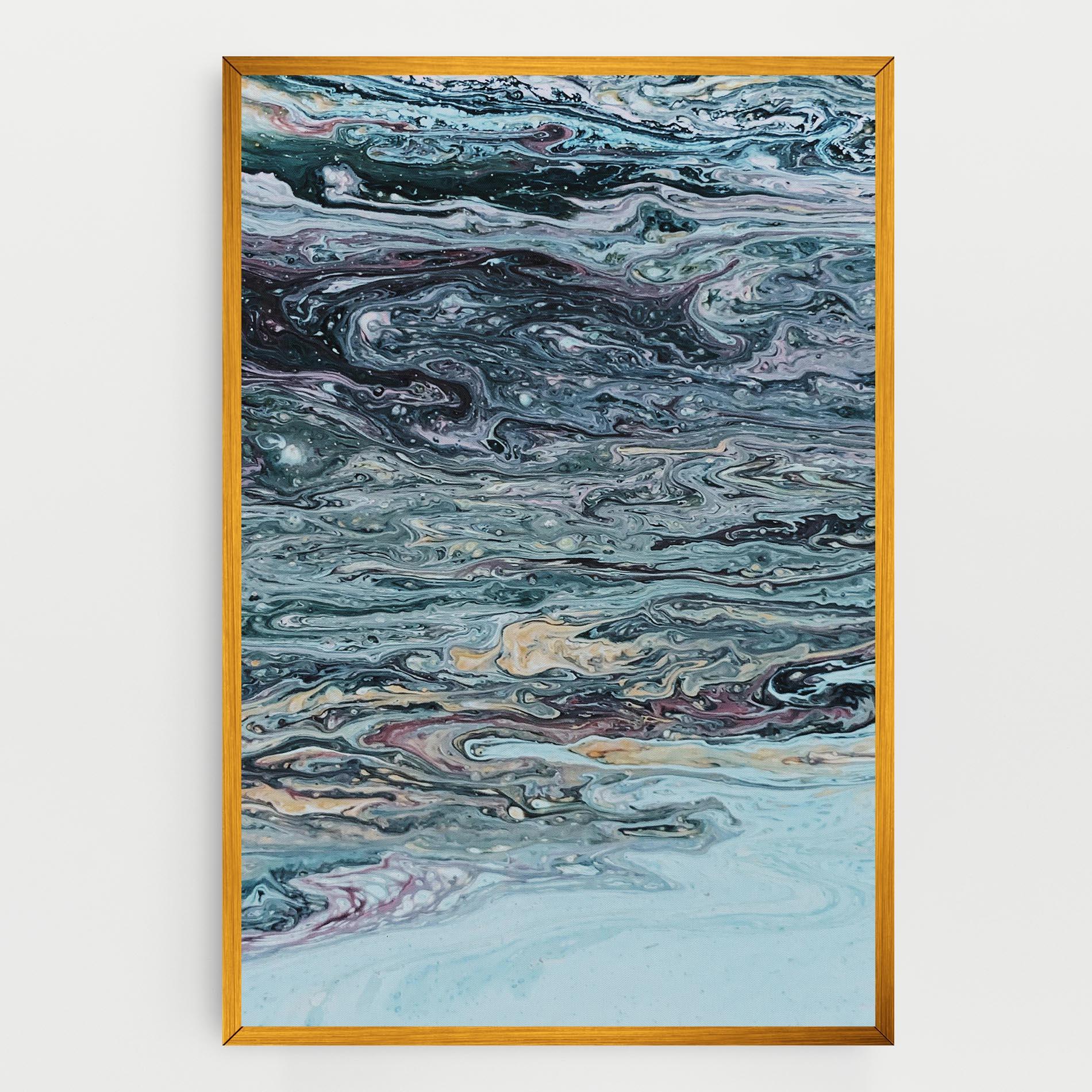 Tablou Canvas Light Blue Abstract mockup 0