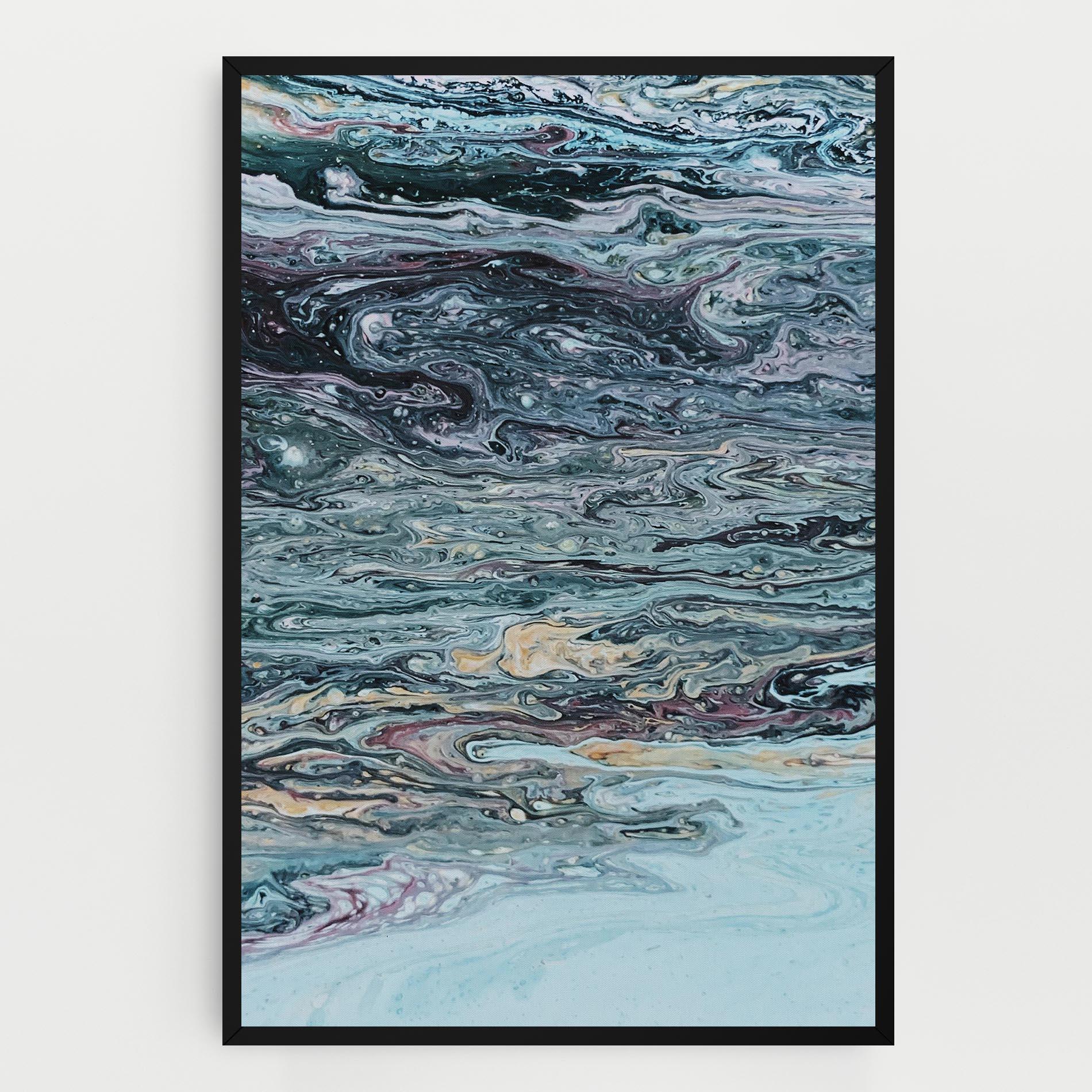 Tablou Canvas Light Blue Abstract mockup 0