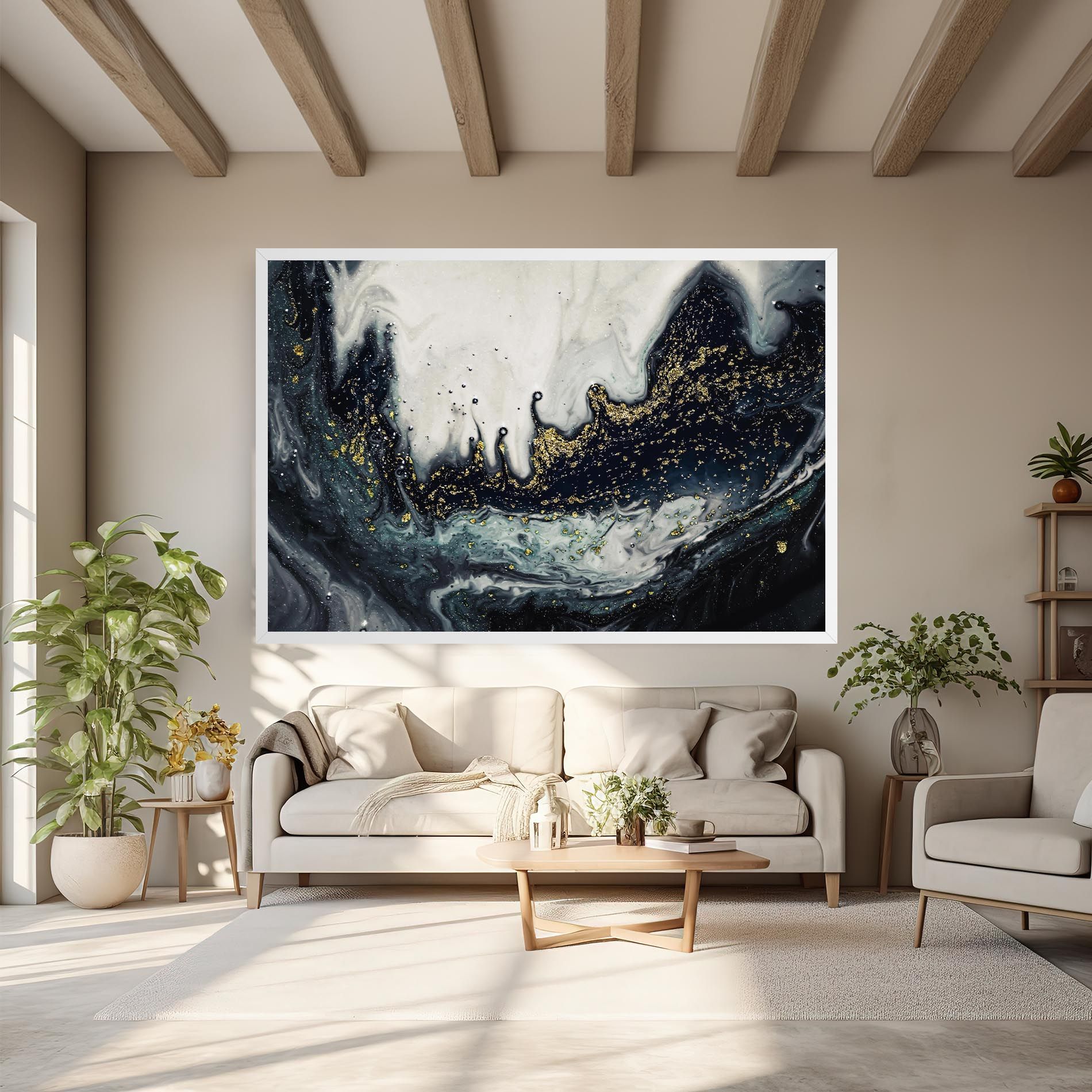 Abstract Black mockup 6