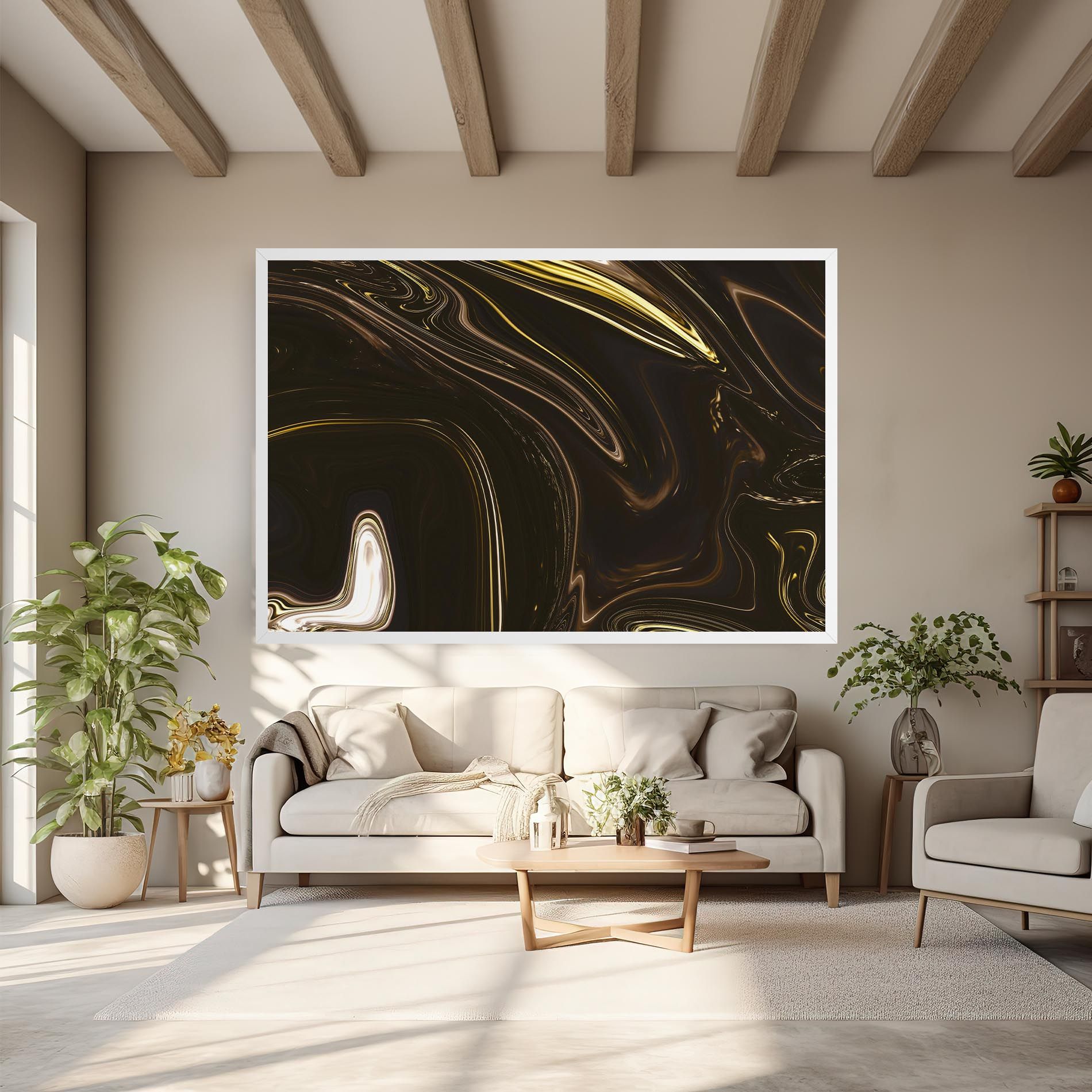 Black Gold Marble mockup 6