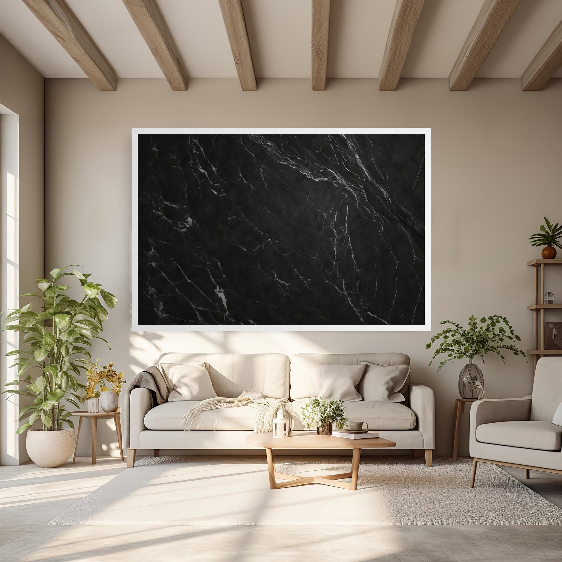 Tablou Canvas Black Marble mockup 6