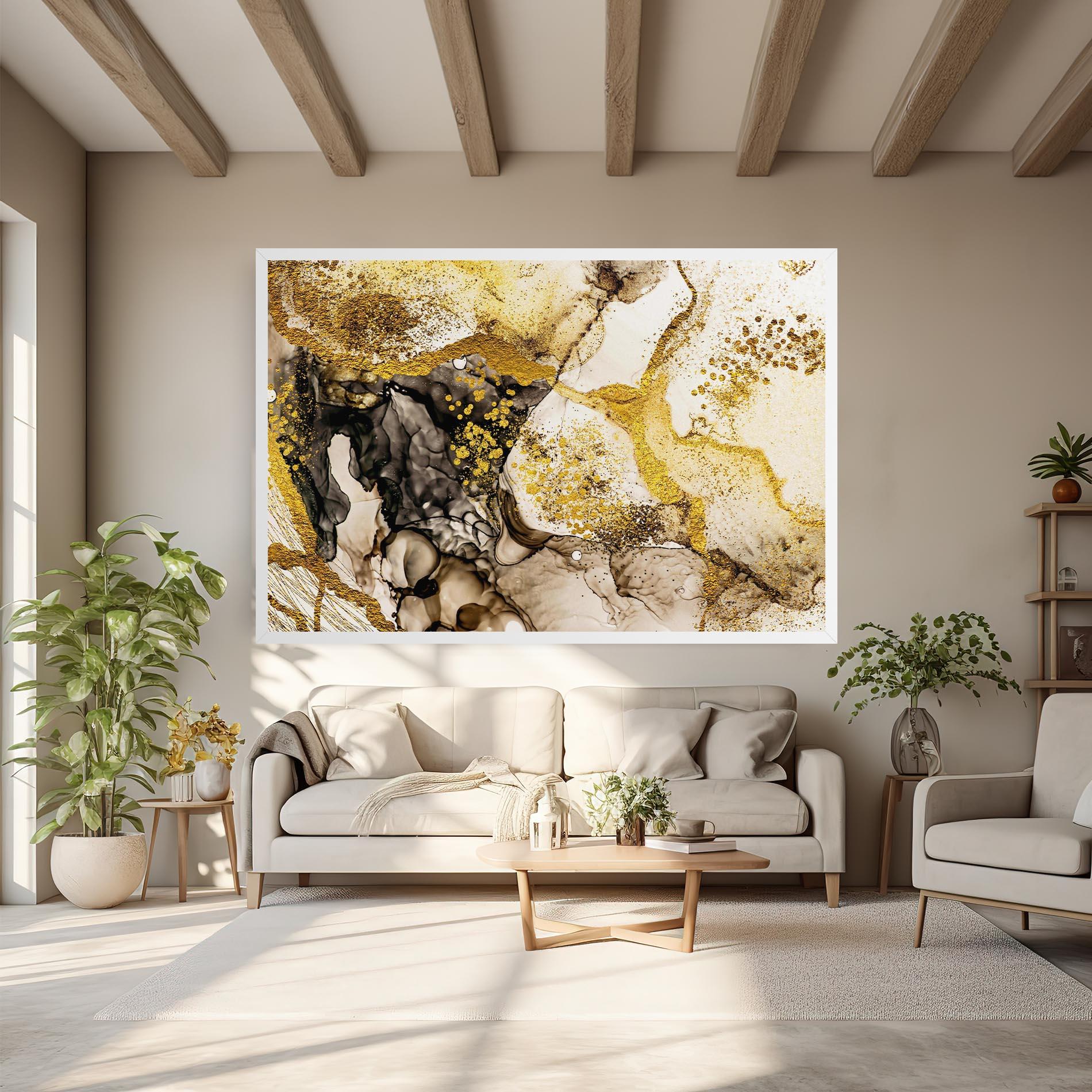 Tablou Canvas Golden Sand mockup 6