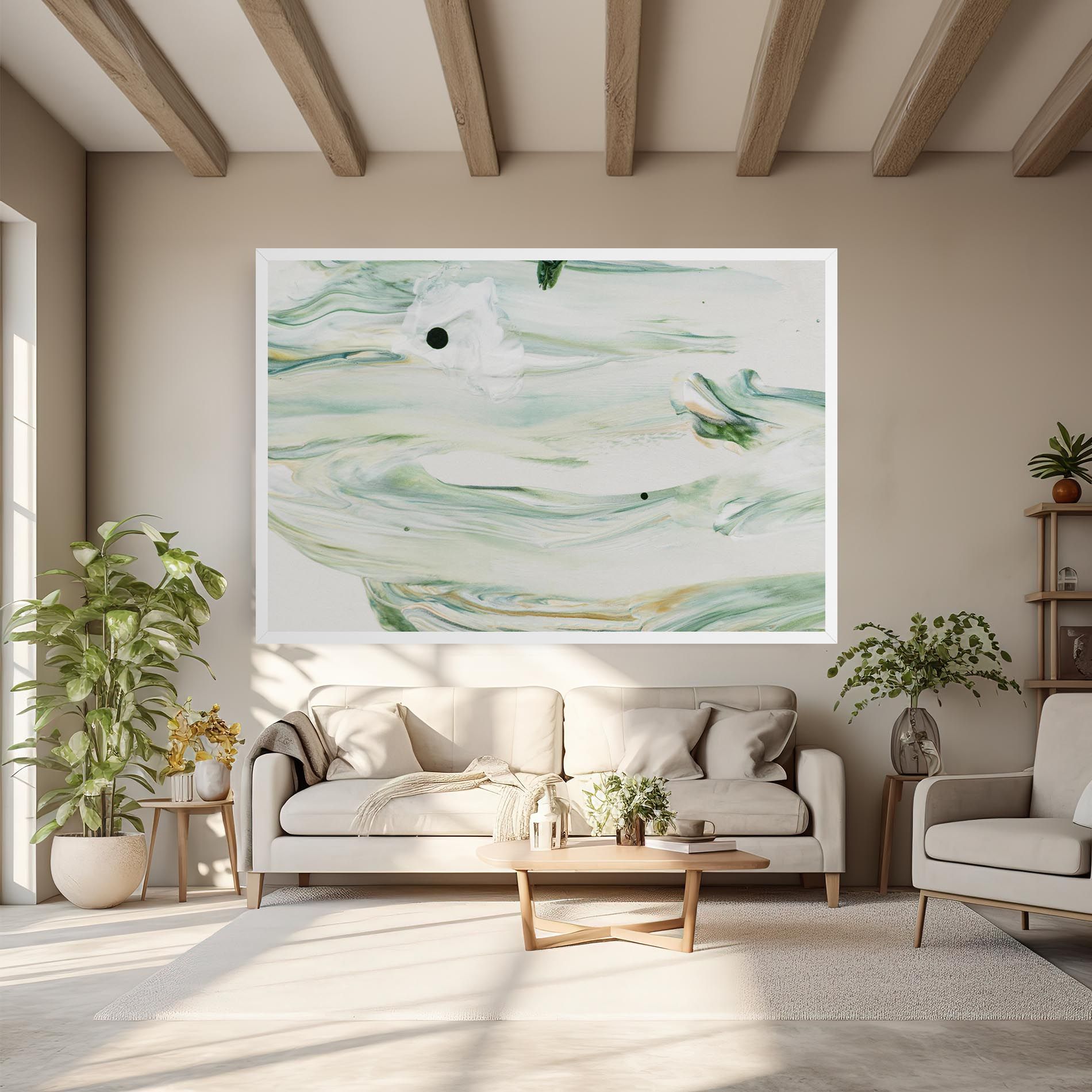 Light Green Painting mockup 6