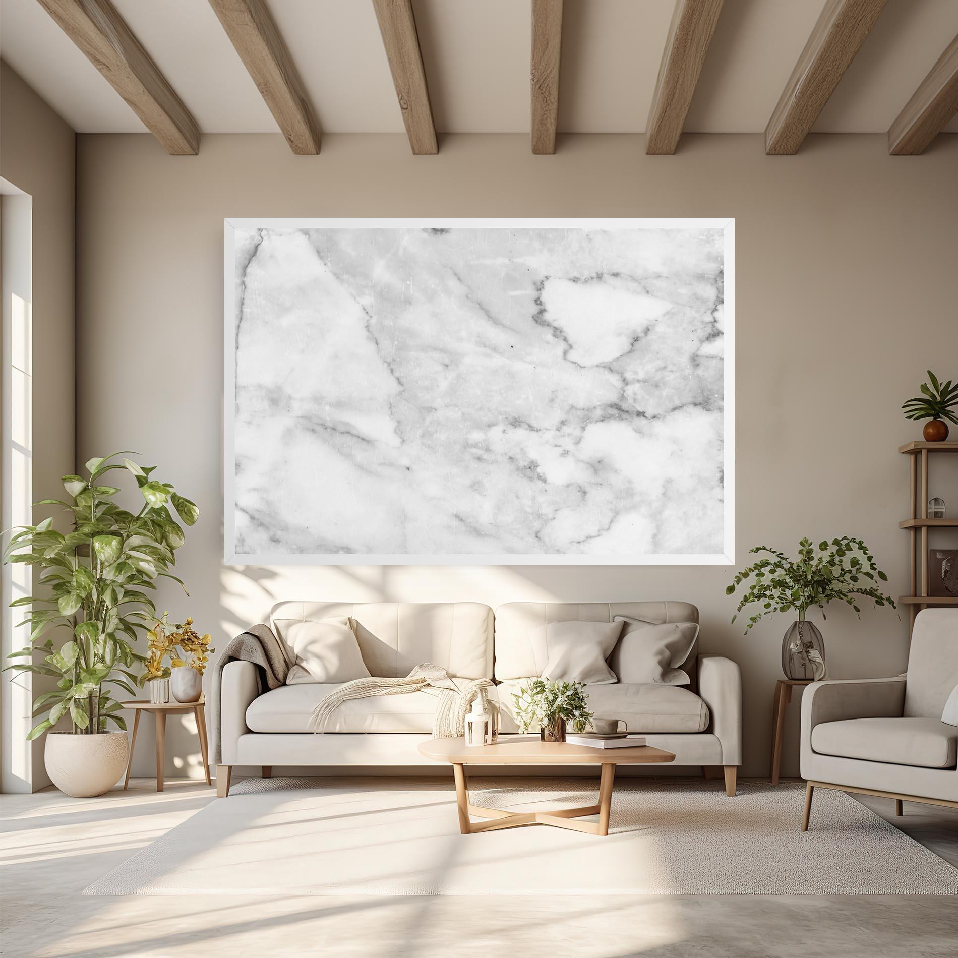 Tablou Canvas Marble Light Grey mockup 6
