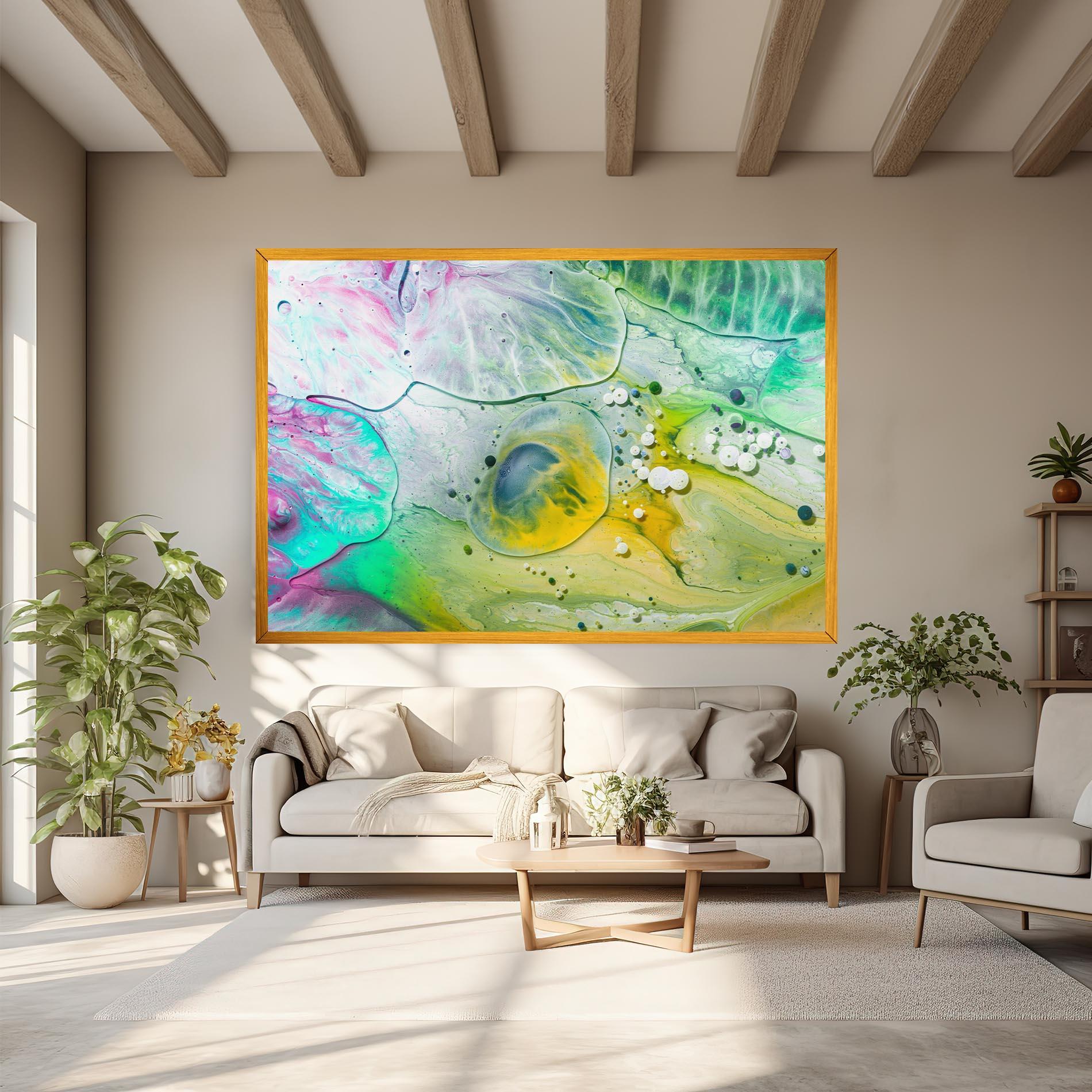 Tablou Canvas Mix Color Ink mockup 6