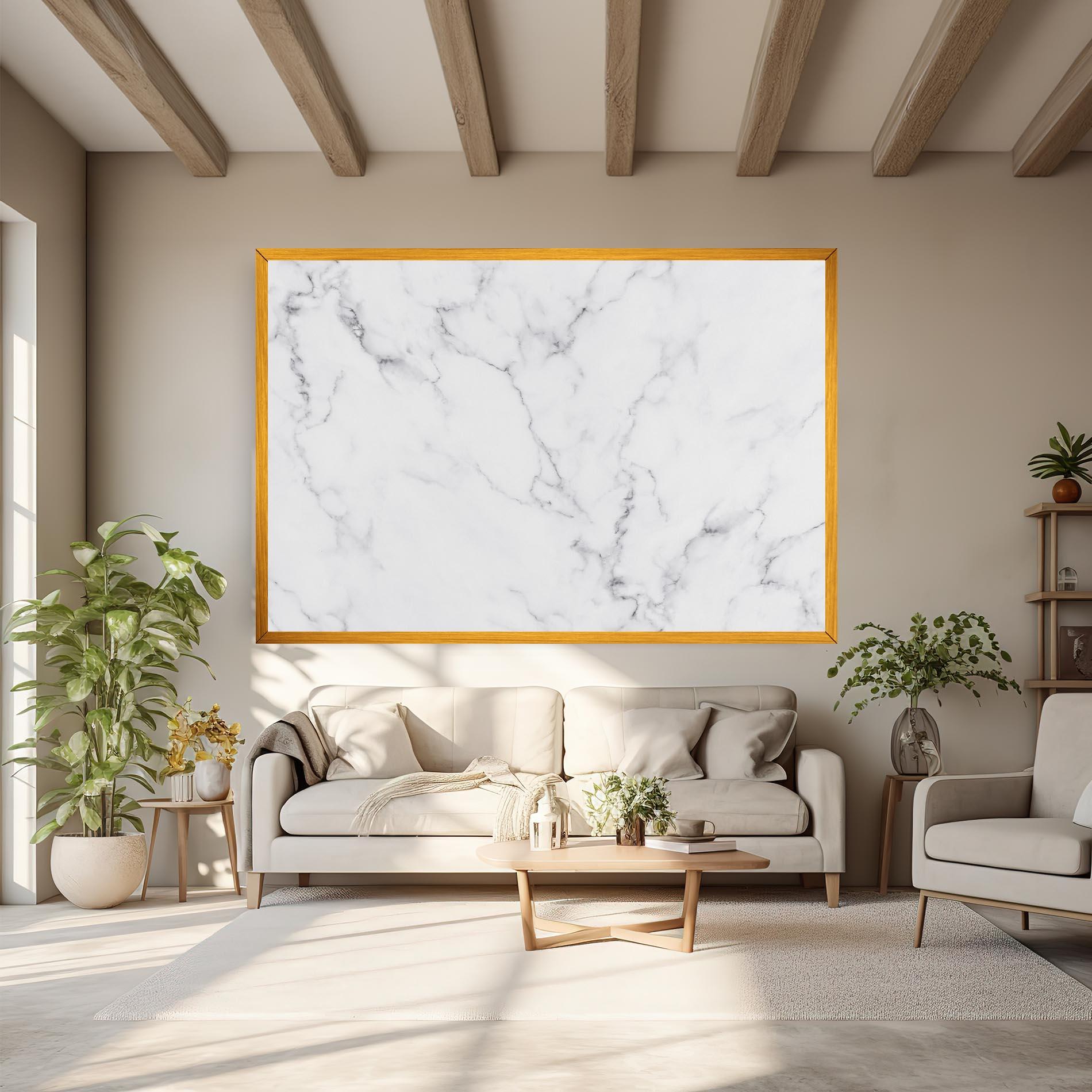 Tablou Canvas White Marble Texture mockup 6