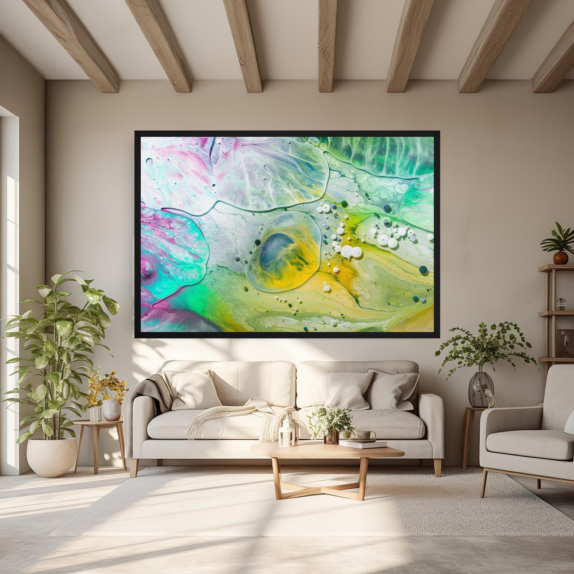 Tablou Canvas Mix Color Ink mockup 6