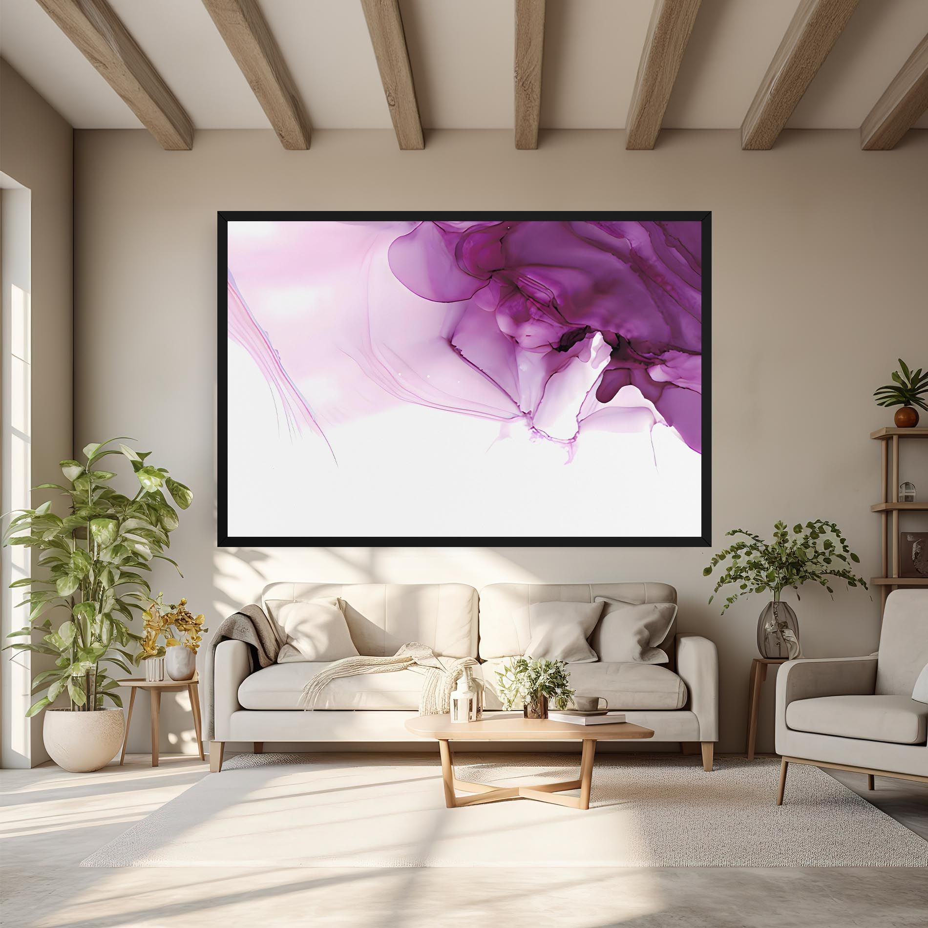 Purple Ink Marble mockup 6