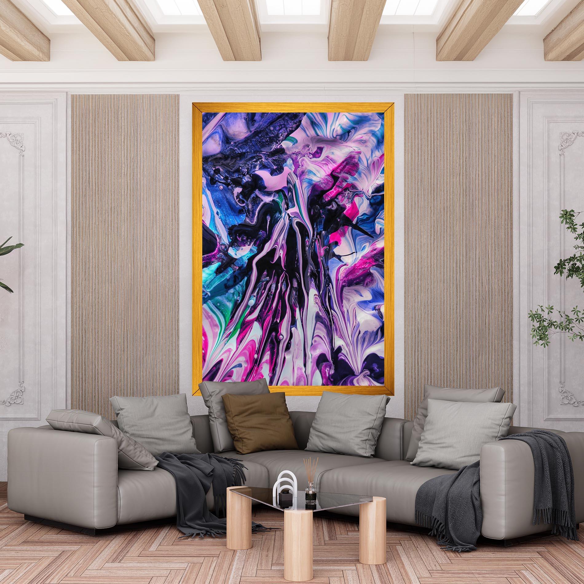 Tablou Canvas Abstract Rose Colours mockup 6