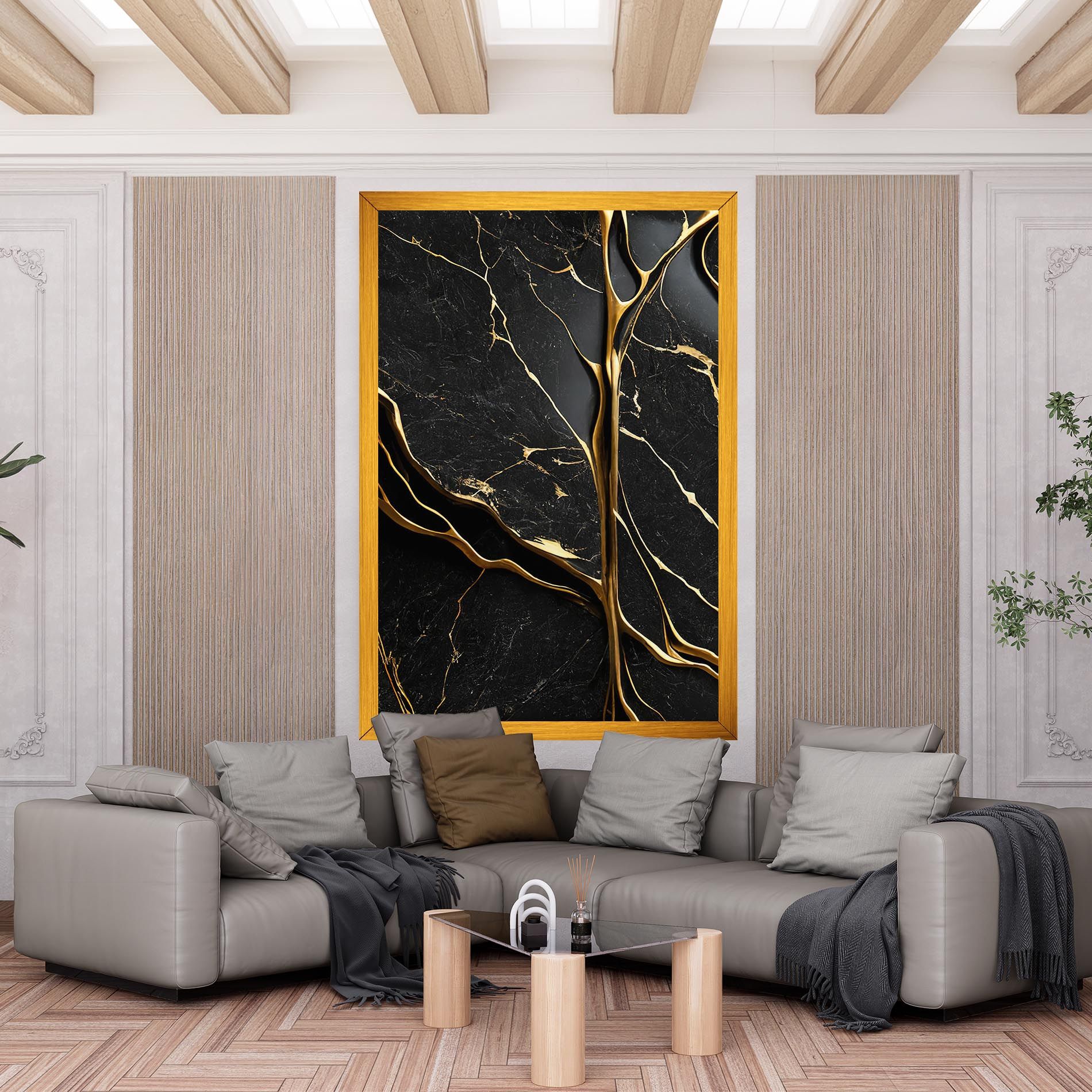 Black Square Marble mockup 6
