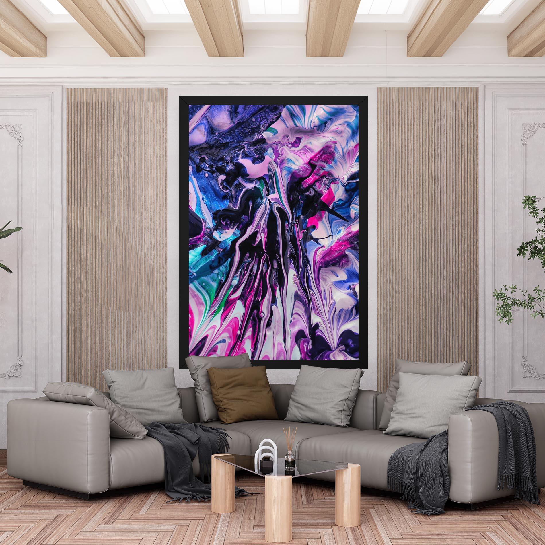 Tablou Canvas Abstract Rose Colours mockup 6