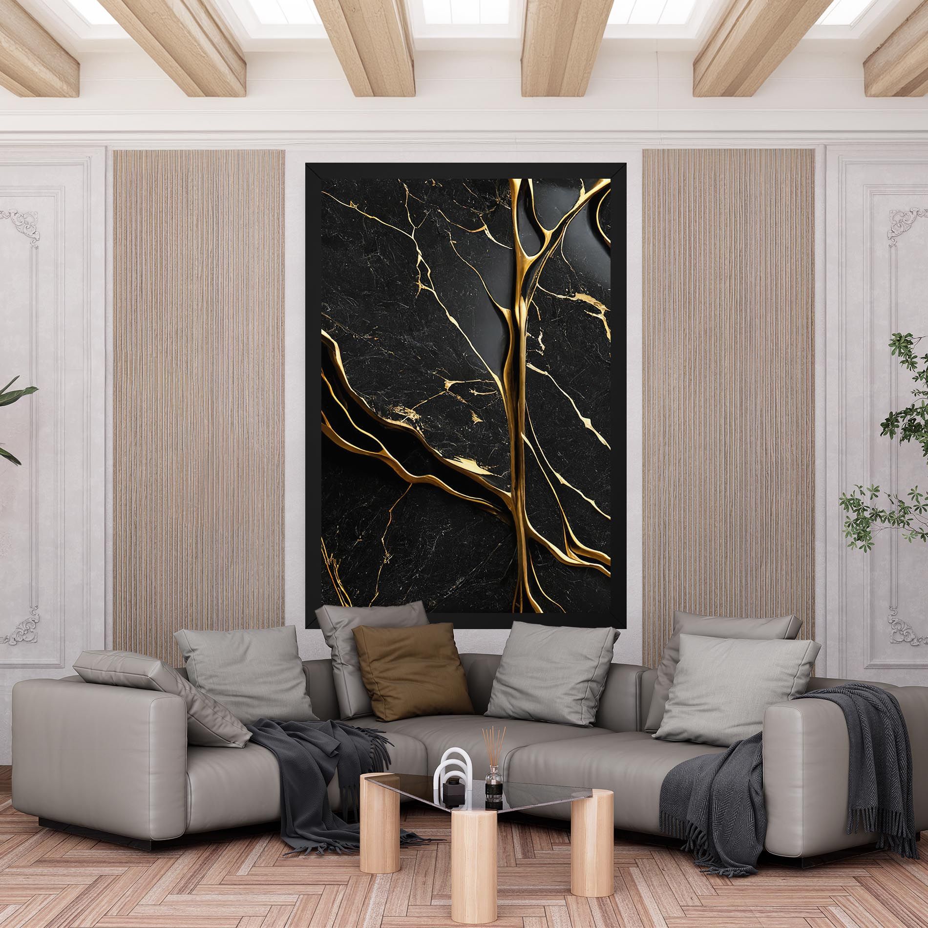 Black Square Marble mockup 6