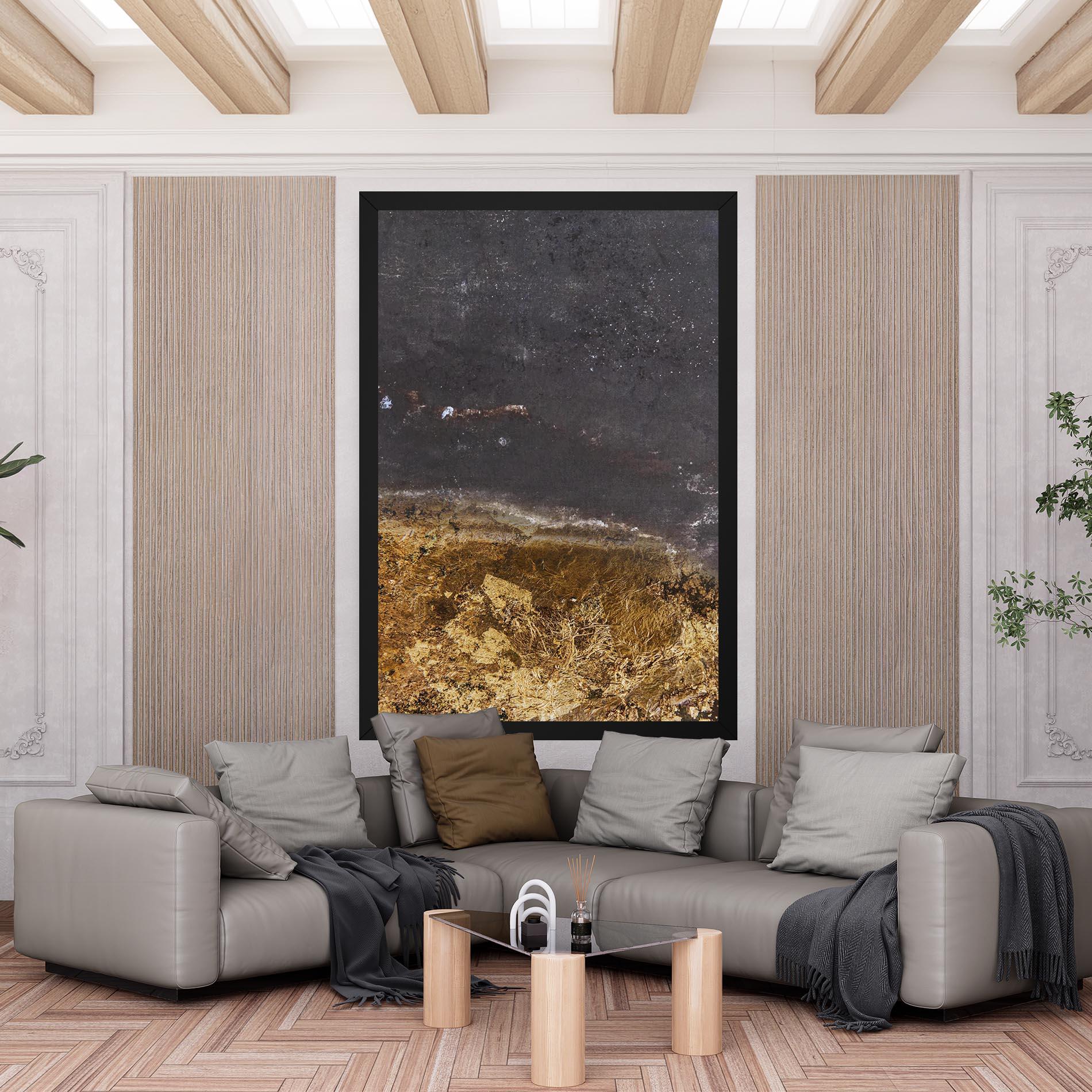 Tablou Canvas Gold Dark Grey mockup 6