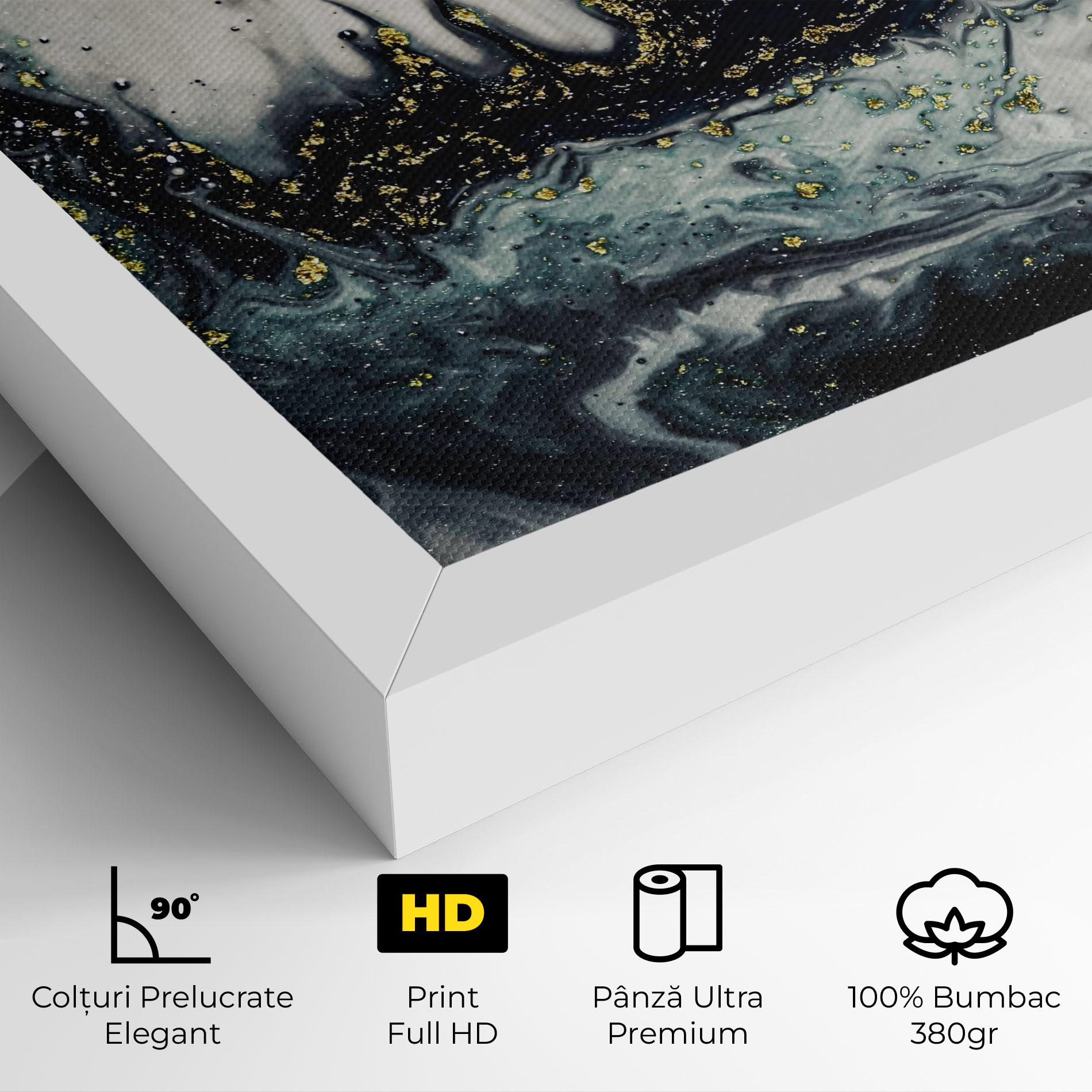 Tablou Canvas Abstract Black mockup 4