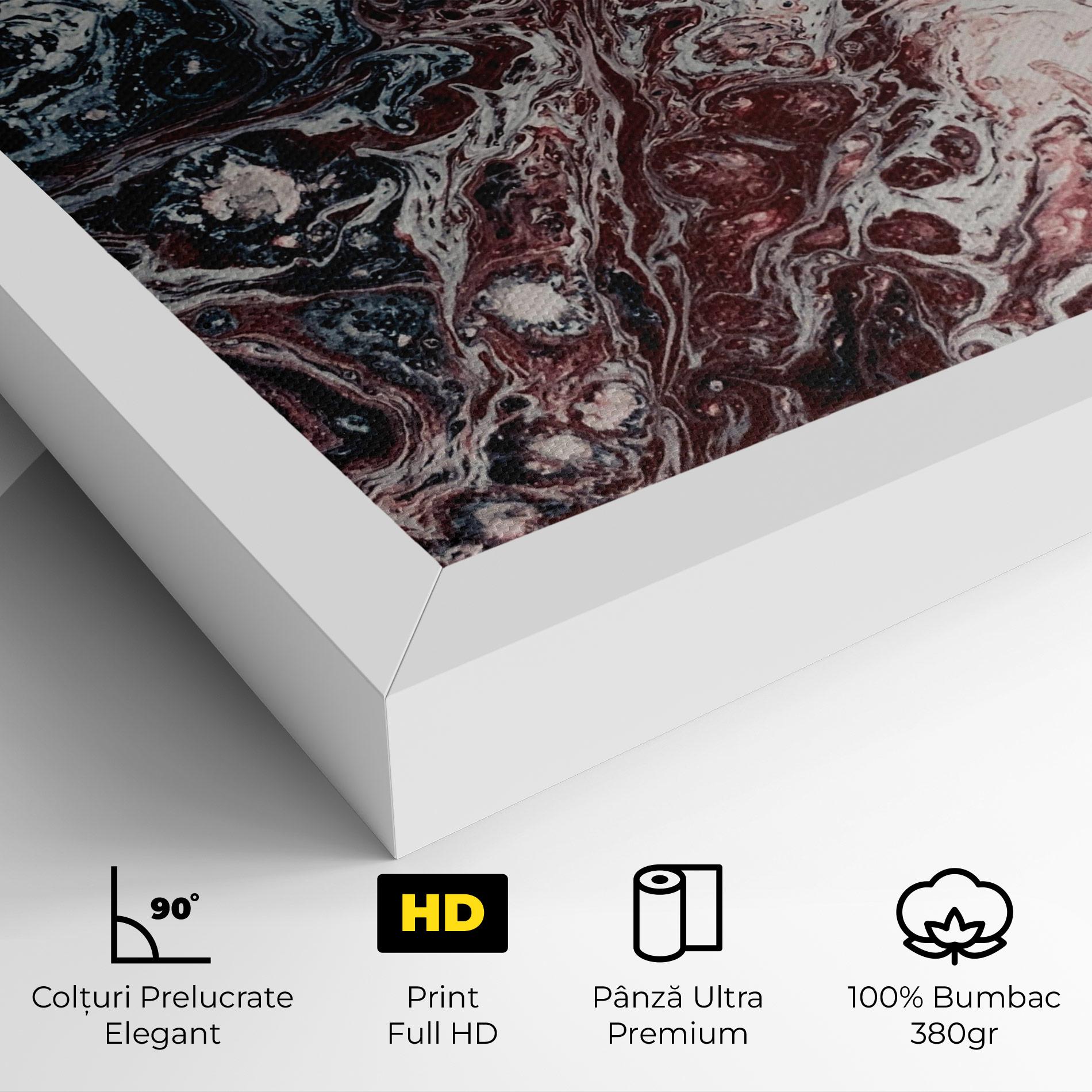 Tablou Canvas Abstract Dark Red mockup 4