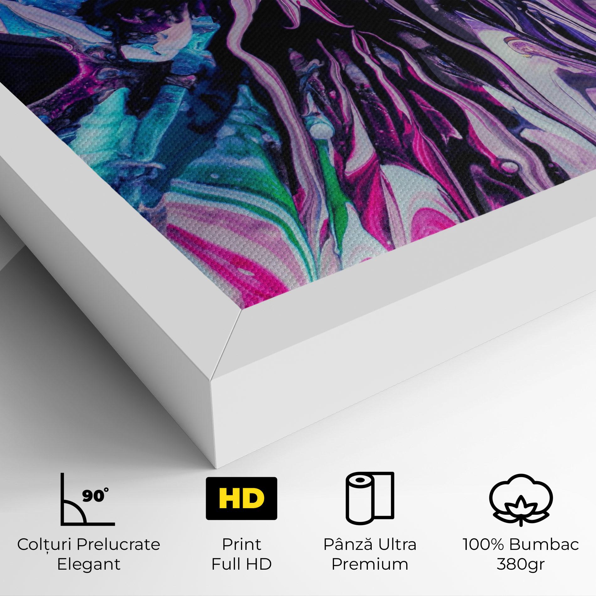 Tablou Canvas Abstract Rose Colours mockup 4