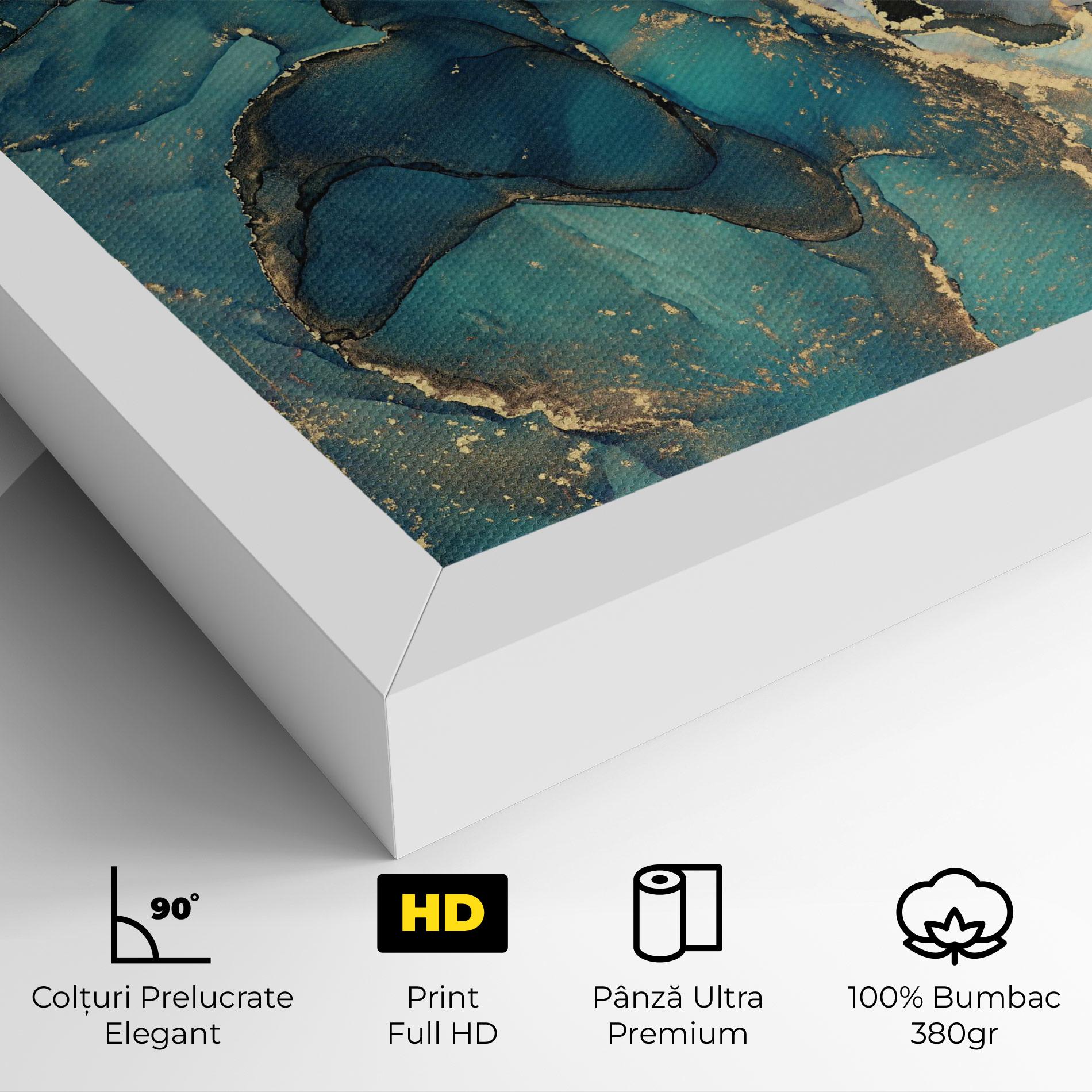 Tablou Canvas Blue Marble mockup 4