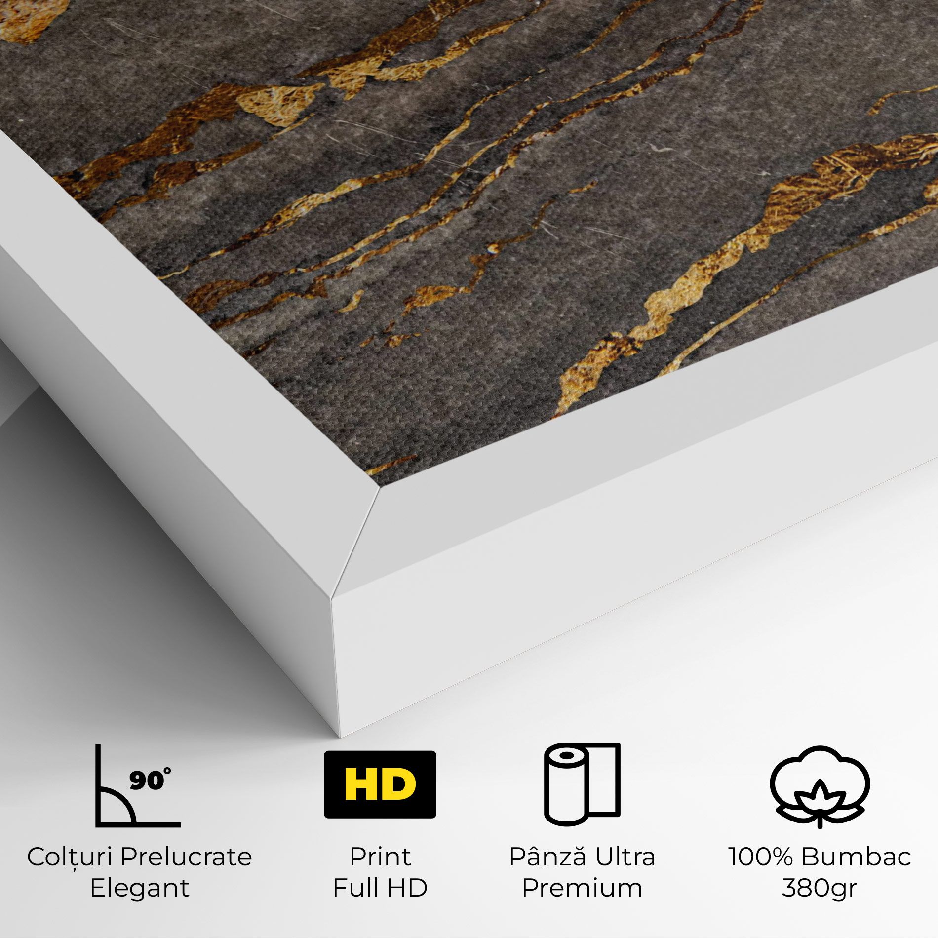 Gold Paper Marble mockup 4