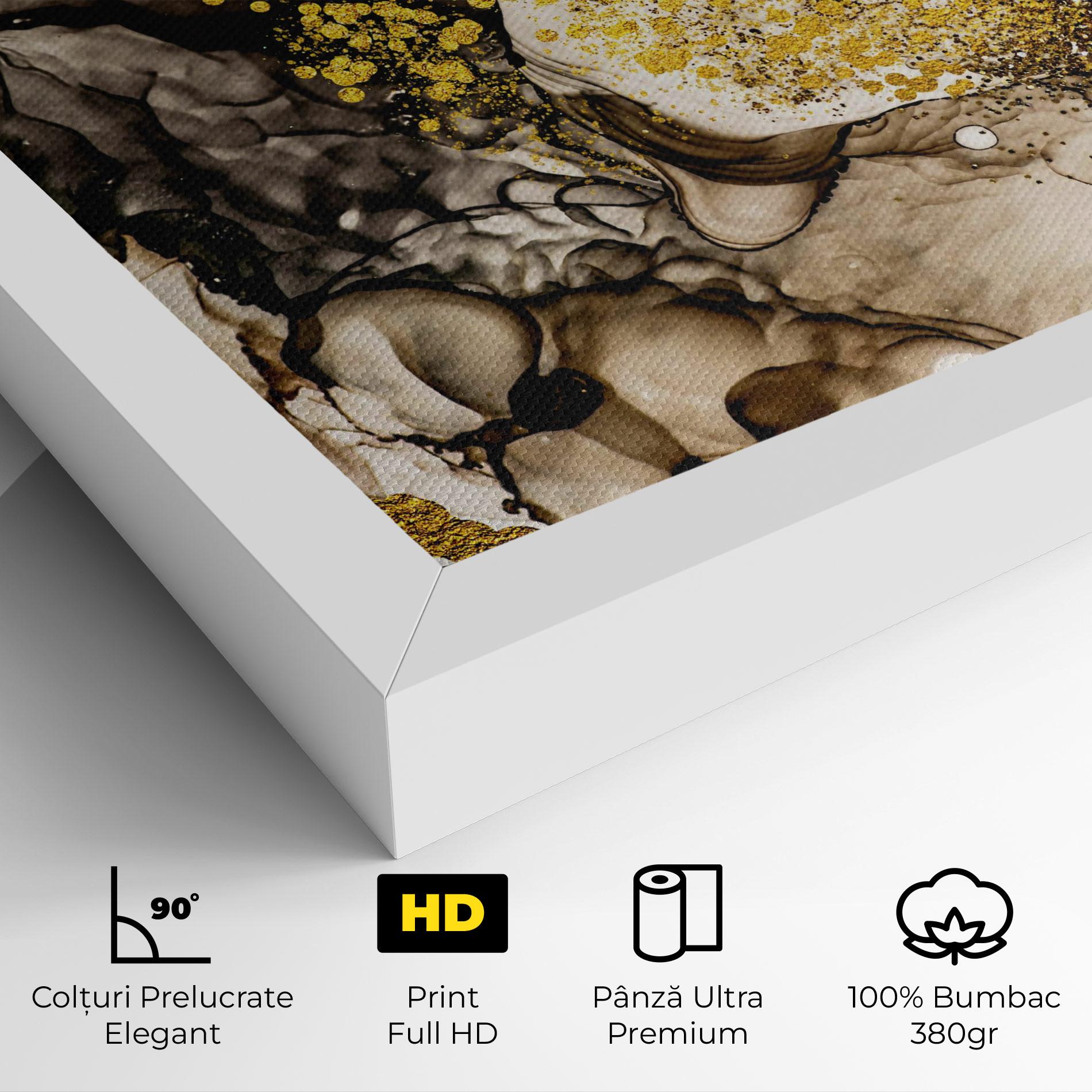 Tablou Canvas Golden Sand mockup 4