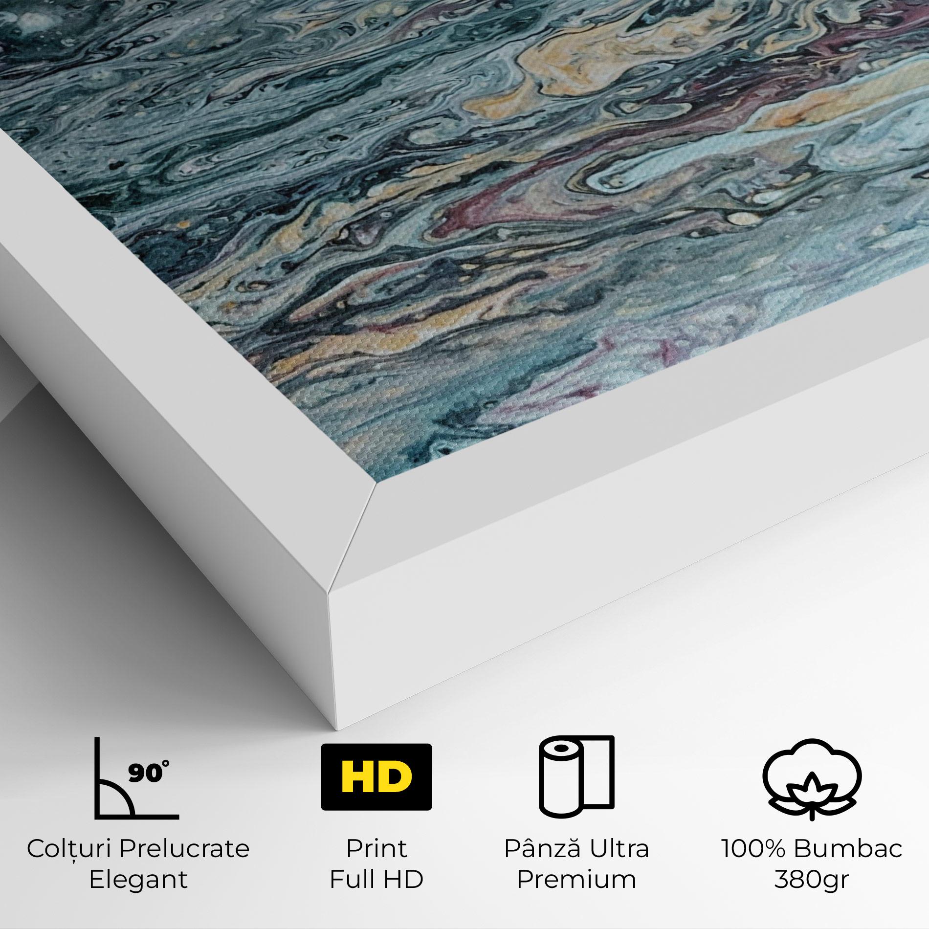 Tablou Canvas Light Blue Abstract mockup 4