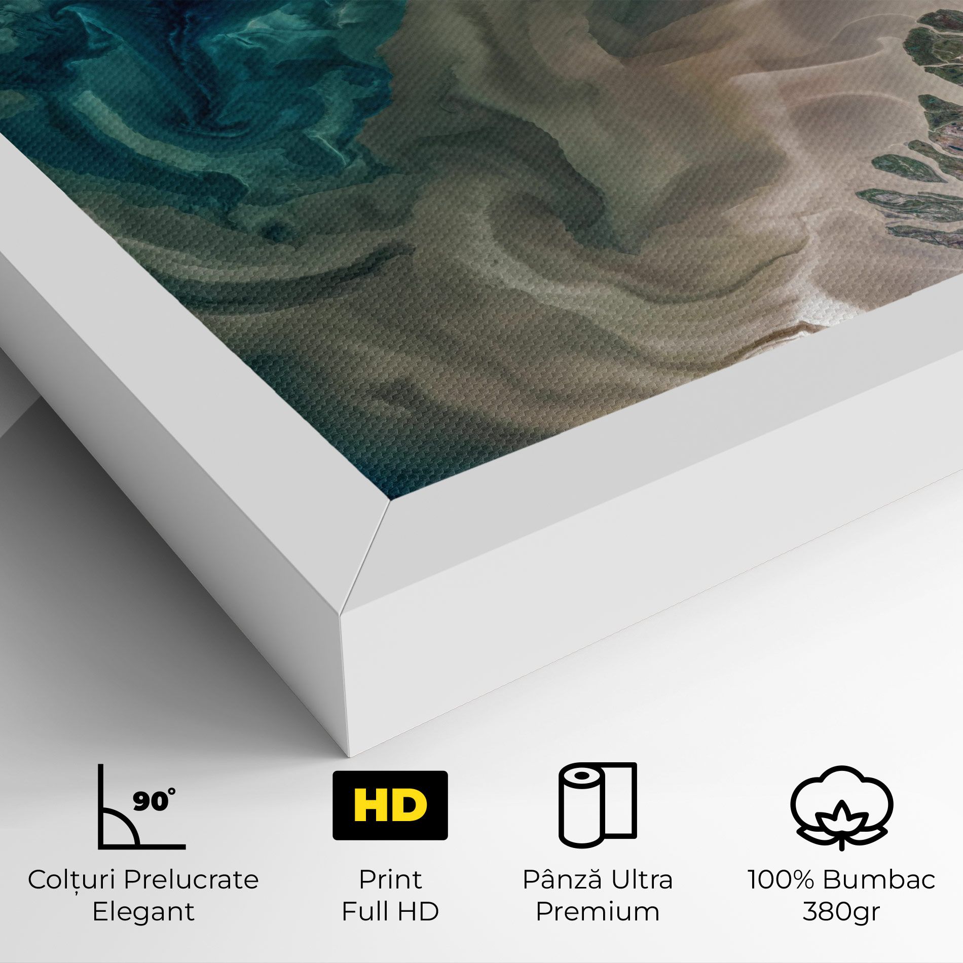 Ocean Blue Marble mockup 4